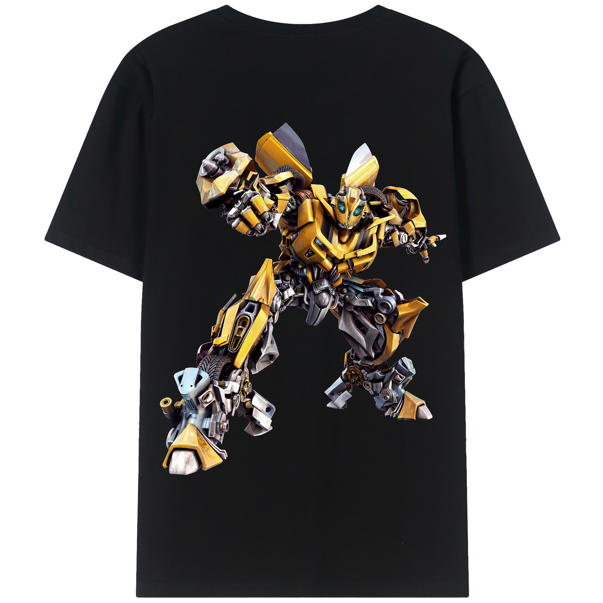 （画像用） Transformers トランスフォーマー 綿100％半袖Tシャツ（背面プリント）