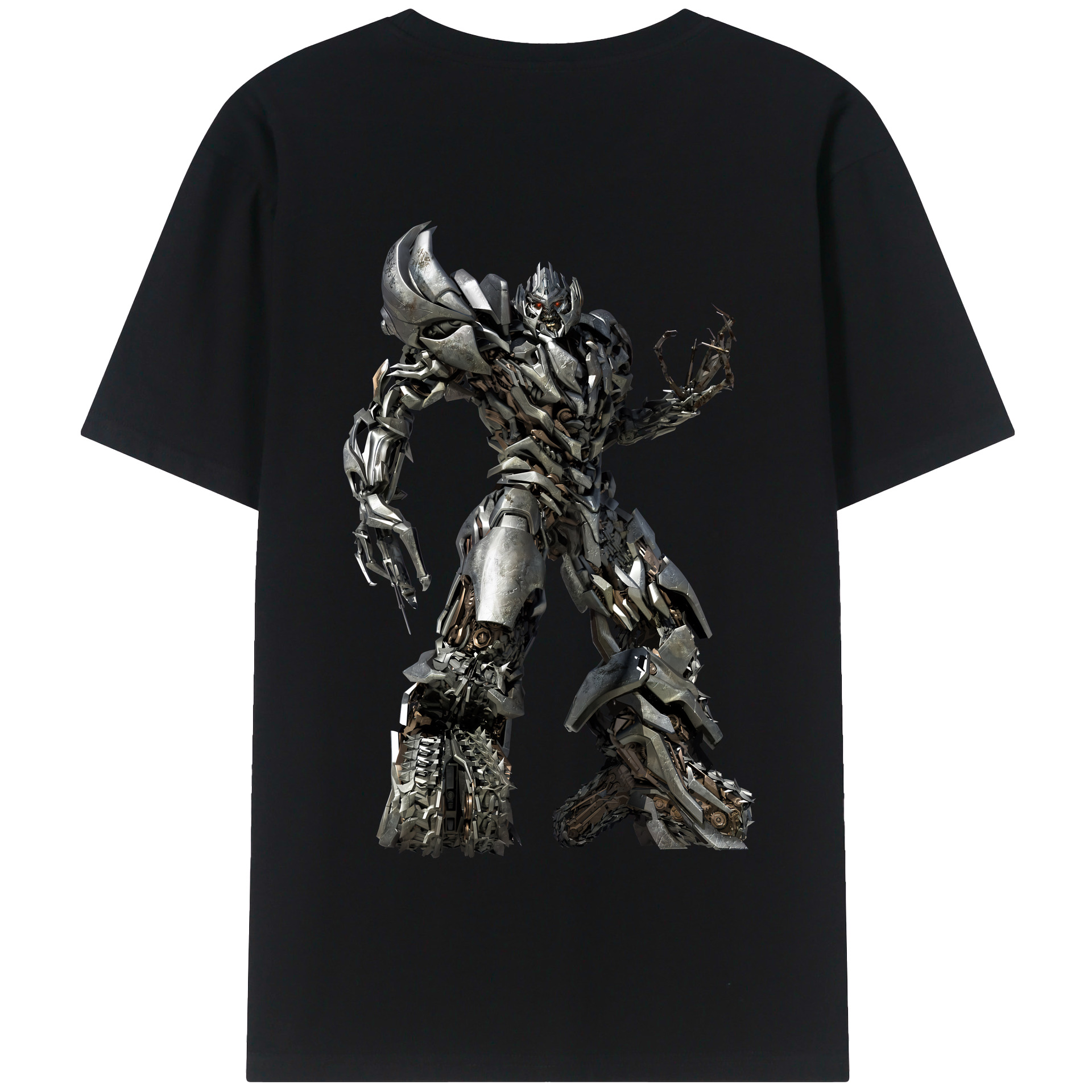 （画像用） Transformers トランスフォーマー 綿100％半袖Tシャツ（背面プリント）