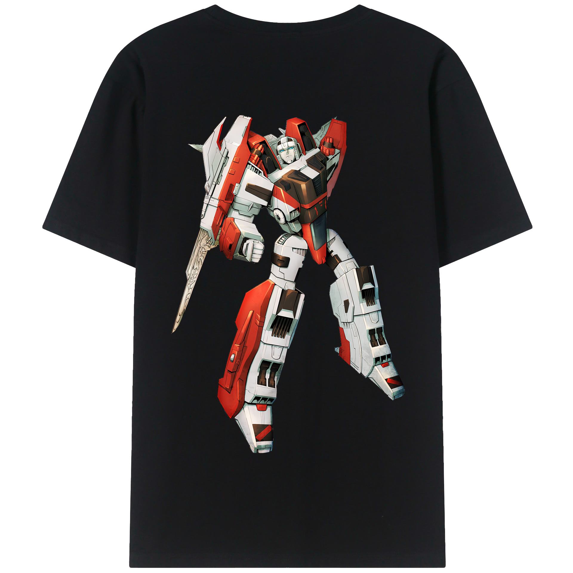 （画像用） Transformers トランスフォーマー 綿100％半袖Tシャツ（背面プリント）
