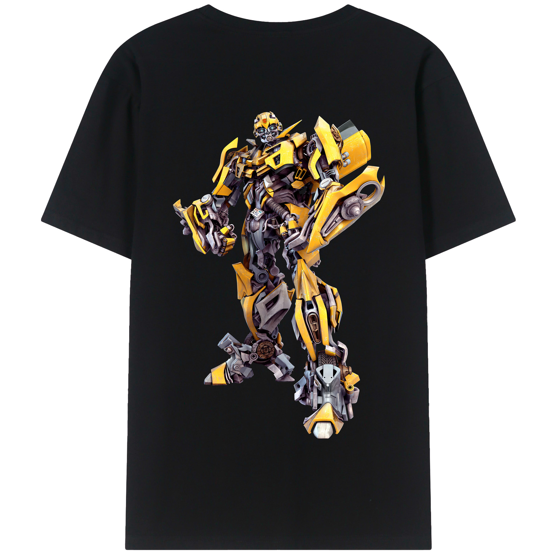（画像用） Transformers トランスフォーマー 綿100％半袖Tシャツ（背面プリント）