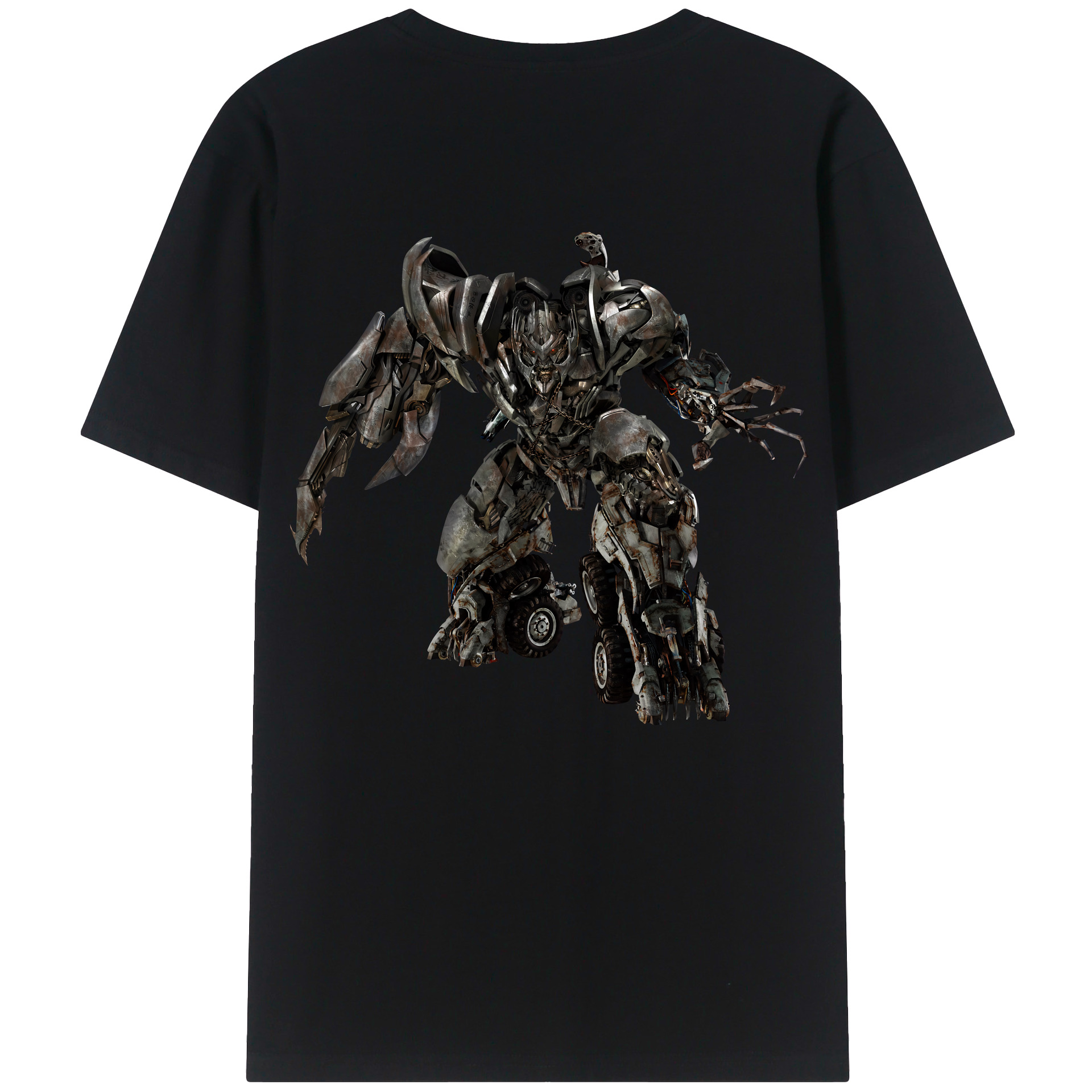 （画像用） Transformers トランスフォーマー 綿100％半袖Tシャツ（背面プリント）
