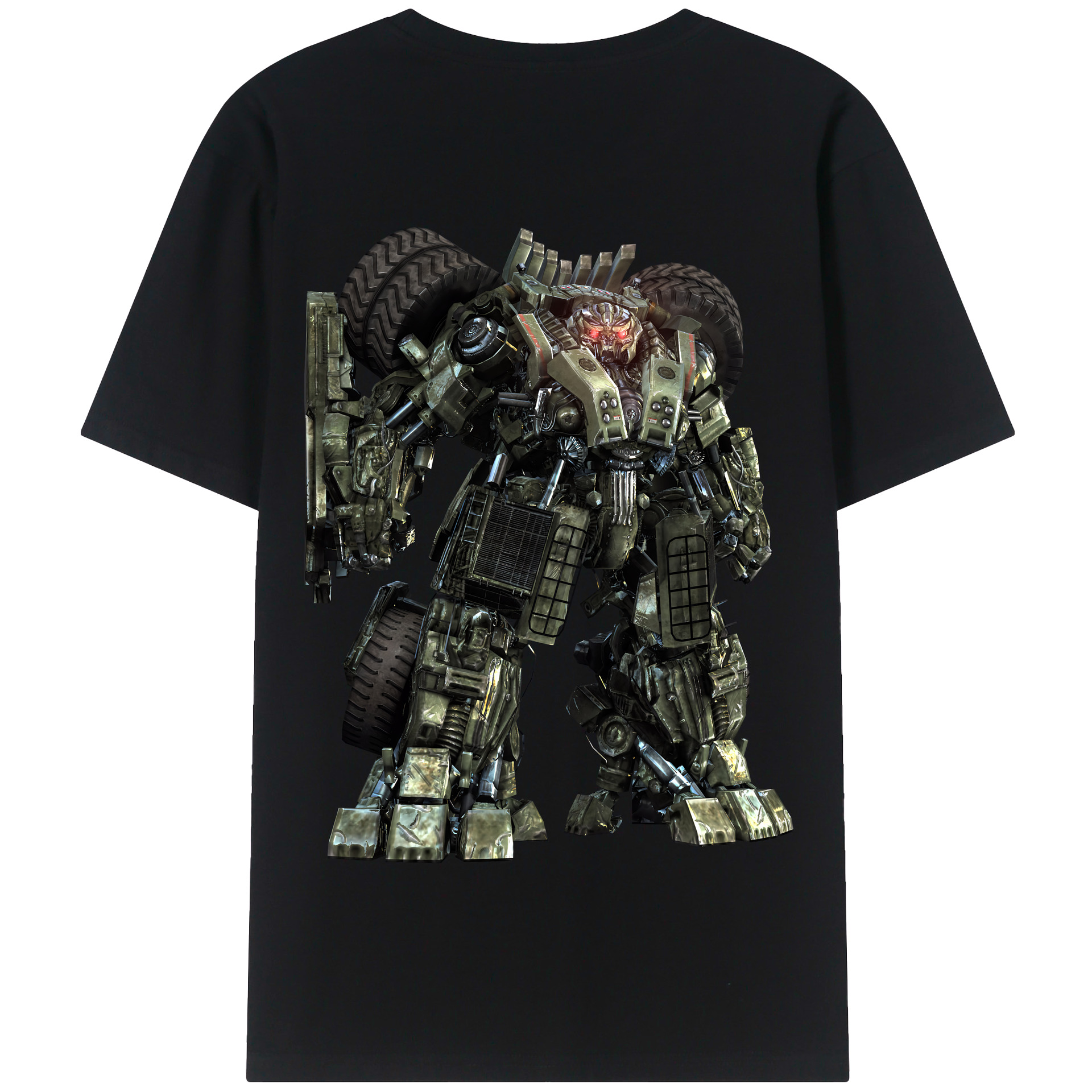 （画像用） Transformers トランスフォーマー 綿100％半袖Tシャツ（背面プリント）