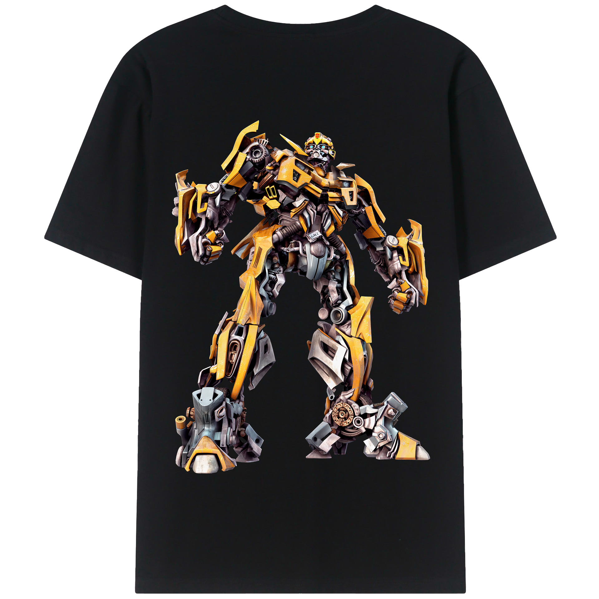 （画像用） Transformers トランスフォーマー 綿100％半袖Tシャツ（背面プリント）