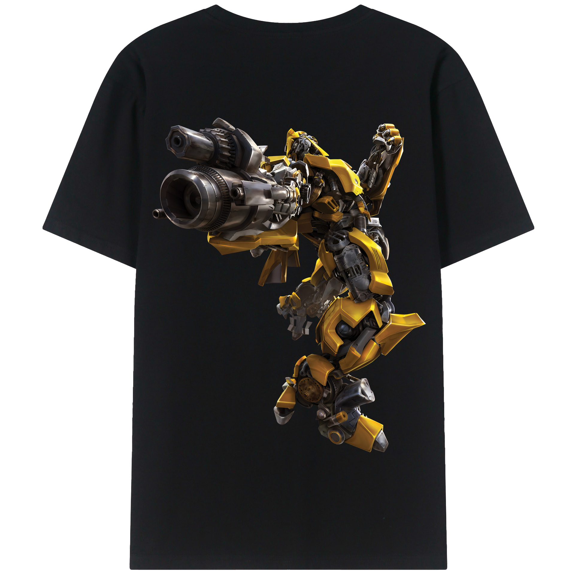 （画像用） Transformers トランスフォーマー 綿100％半袖Tシャツ（背面プリント）