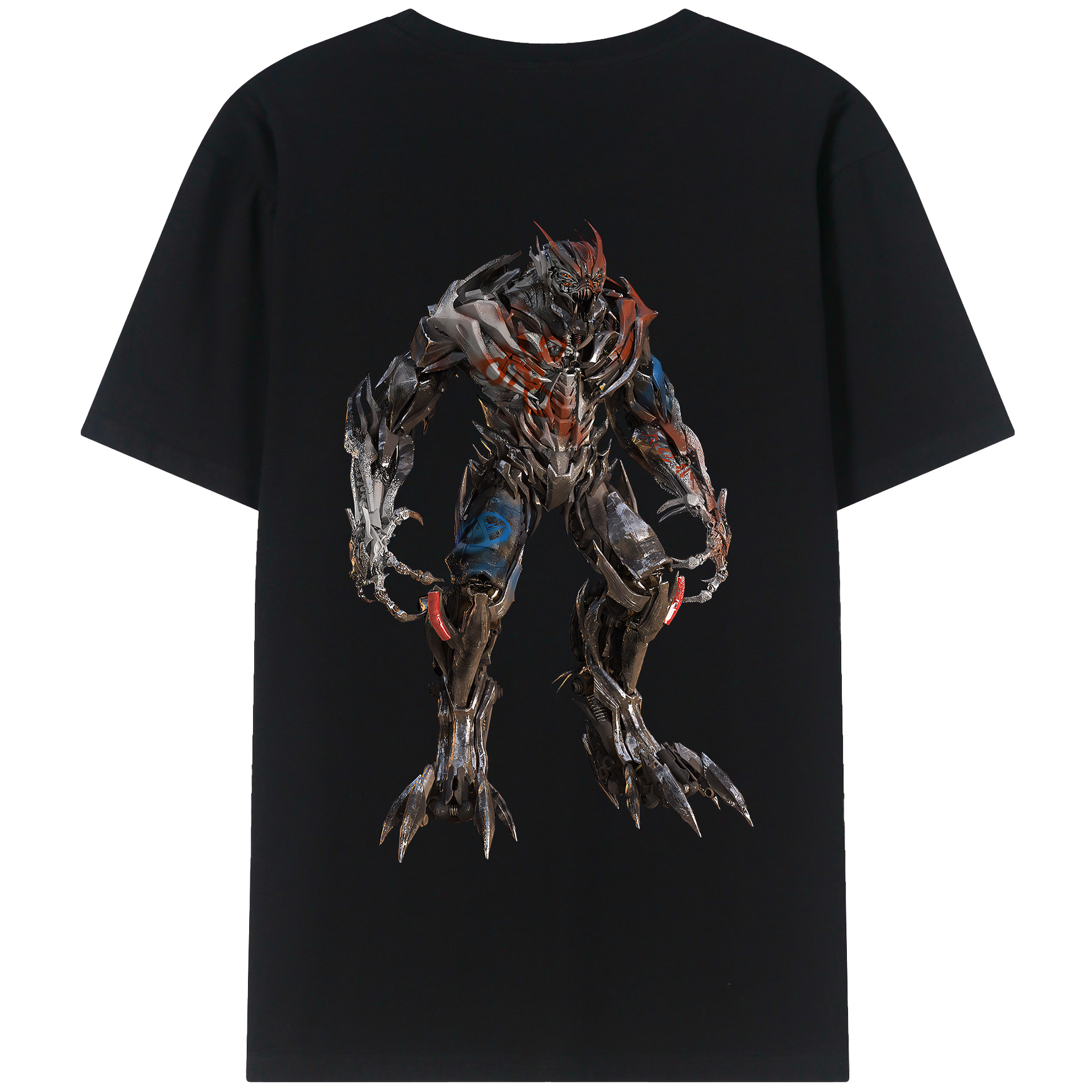 （画像用） Transformers トランスフォーマー 綿100％半袖Tシャツ（背面プリント）
