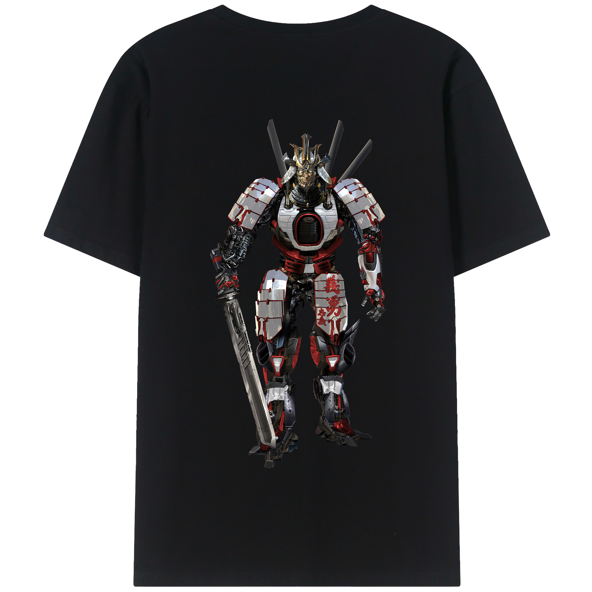 （画像用） Transformers トランスフォーマー 綿100％半袖Tシャツ（背面プリント）