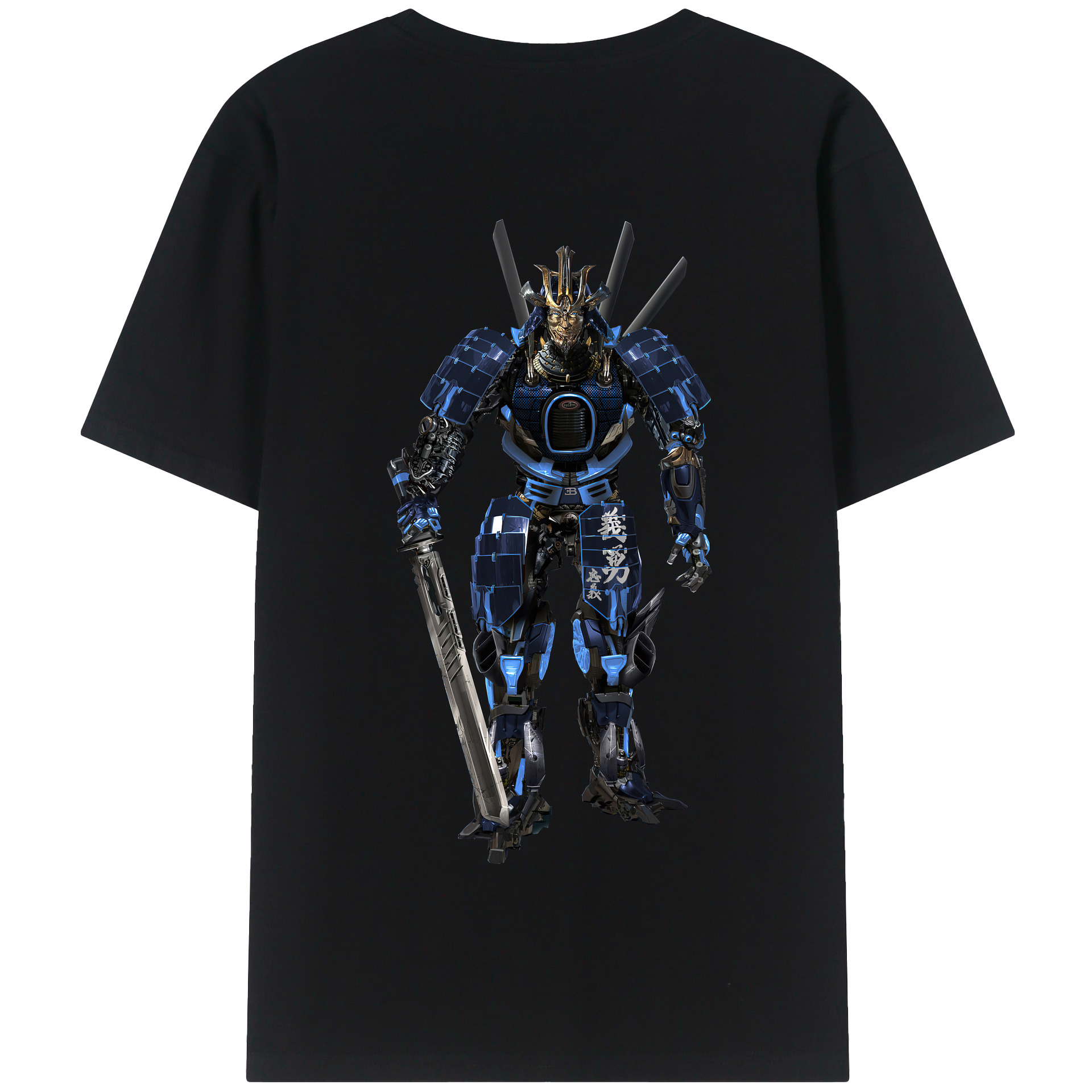 （画像用） Transformers トランスフォーマー 綿100％半袖Tシャツ（背面プリント）