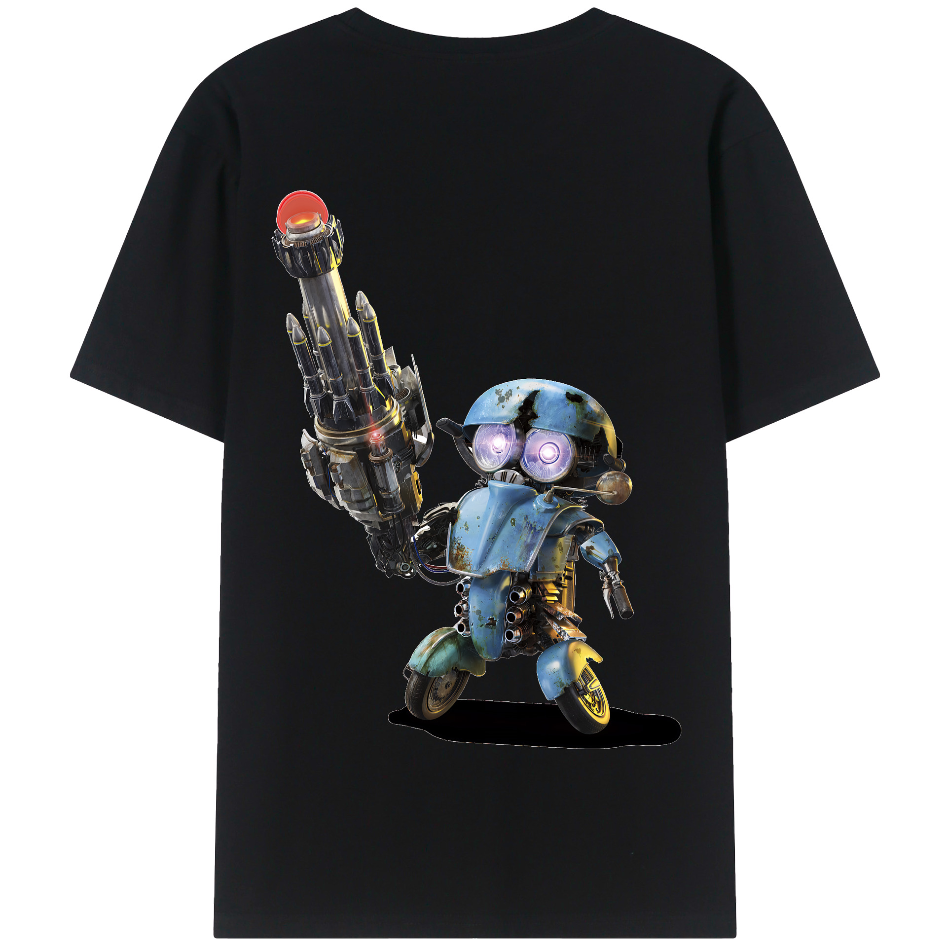 （画像用） Transformers トランスフォーマー 綿100％半袖Tシャツ（背面プリント）