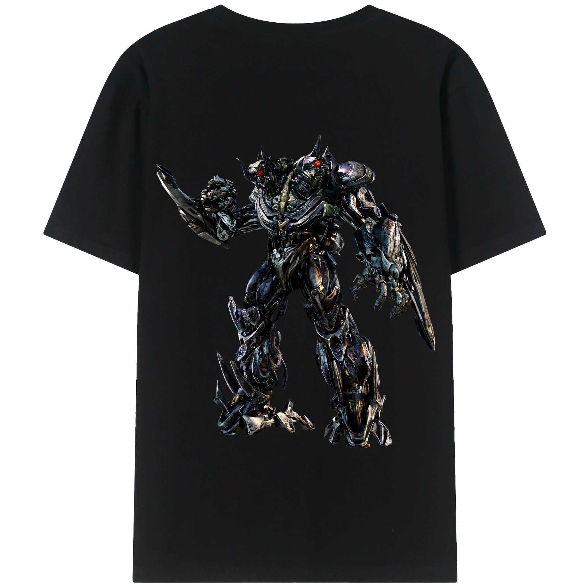 （画像用） Transformers トランスフォーマー 綿100％半袖Tシャツ（背面プリント）
