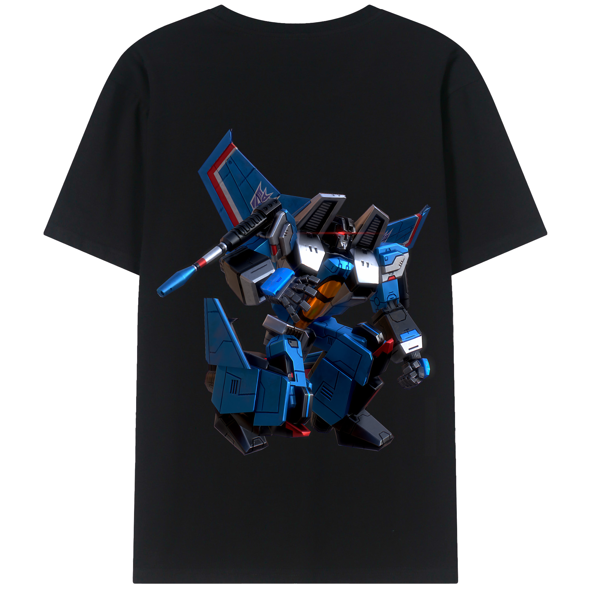 （画像用） Transformers トランスフォーマー 綿100％半袖Tシャツ（背面プリント）