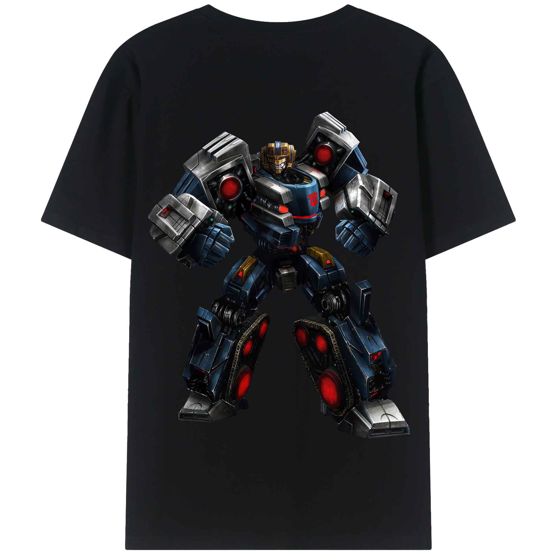 （画像用） Transformers トランスフォーマー 綿100％半袖Tシャツ（背面プリント）