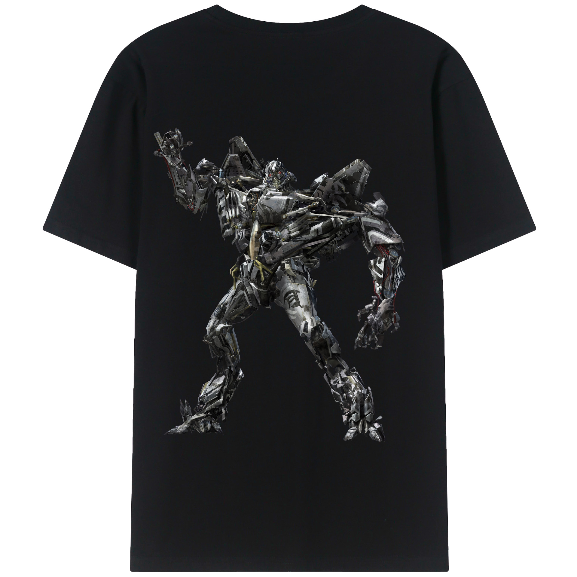 （画像用） Transformers トランスフォーマー 綿100％半袖Tシャツ（背面プリント）