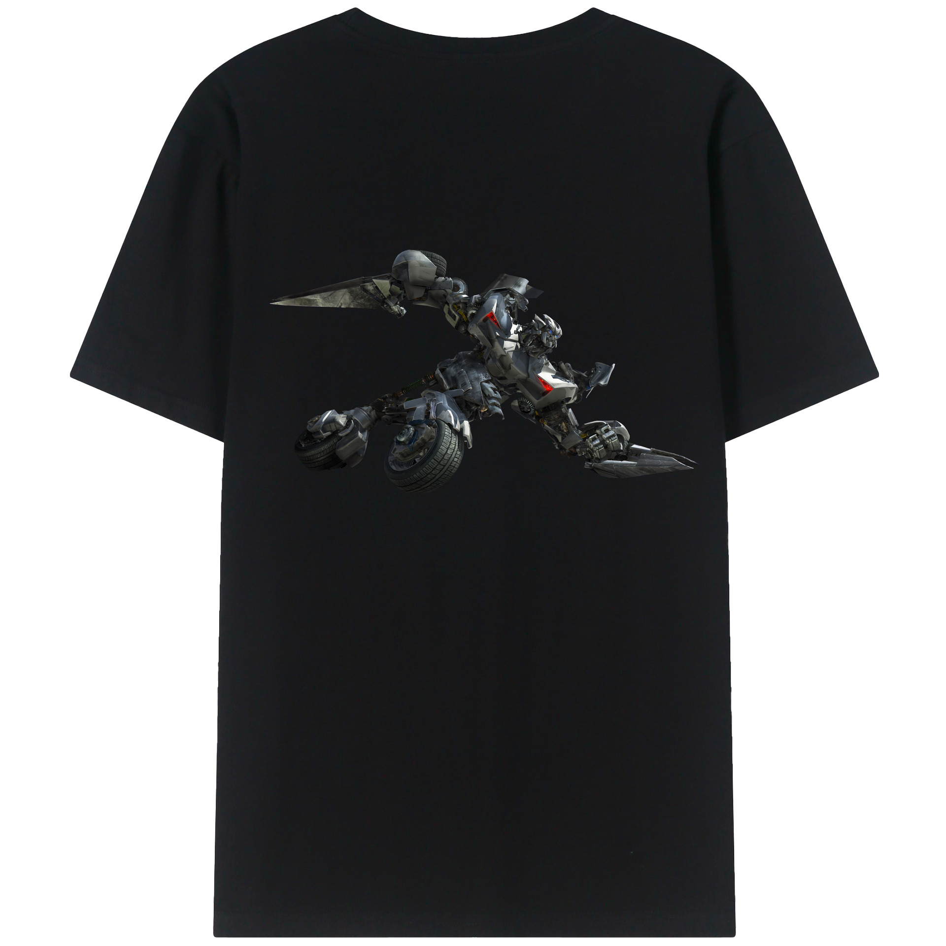 （画像用） Transformers トランスフォーマー 綿100％半袖Tシャツ（背面プリント）