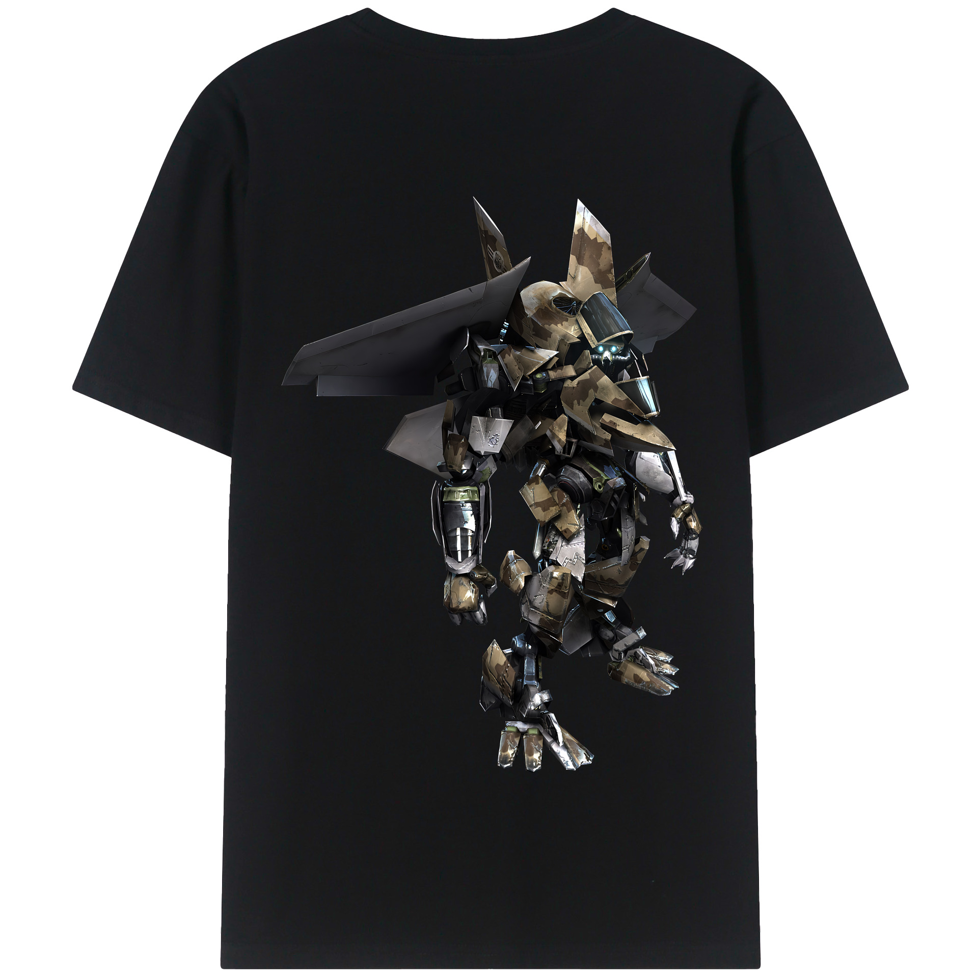 （画像用） Transformers トランスフォーマー 綿100％半袖Tシャツ（背面プリント）