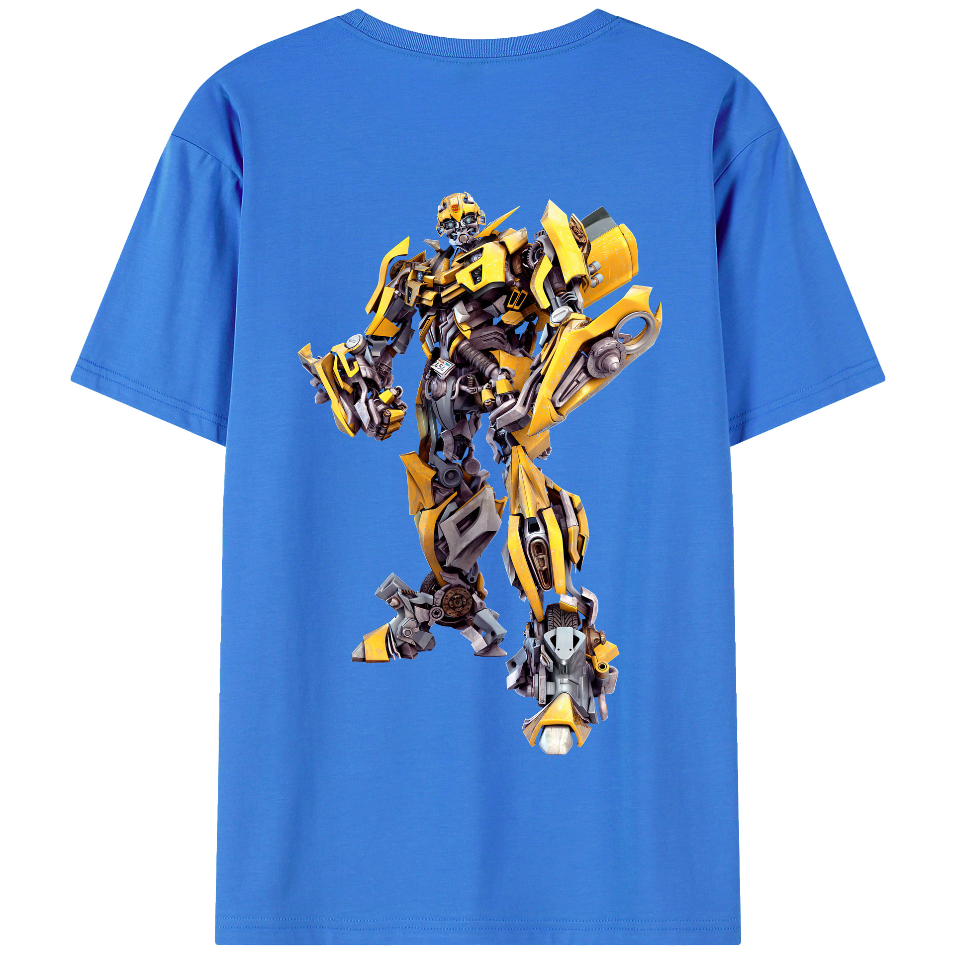 （画像用） Transformers トランスフォーマー 綿100％半袖Tシャツ（背面プリント）