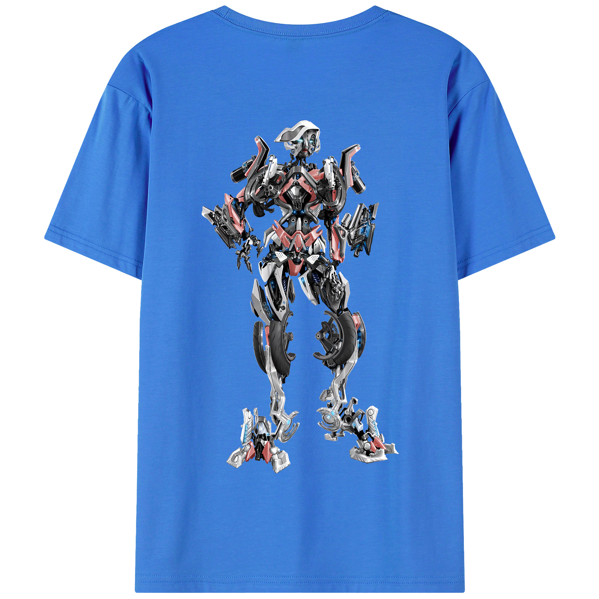 （画像用） Transformers トランスフォーマー 綿100％半袖Tシャツ（背面プリント）