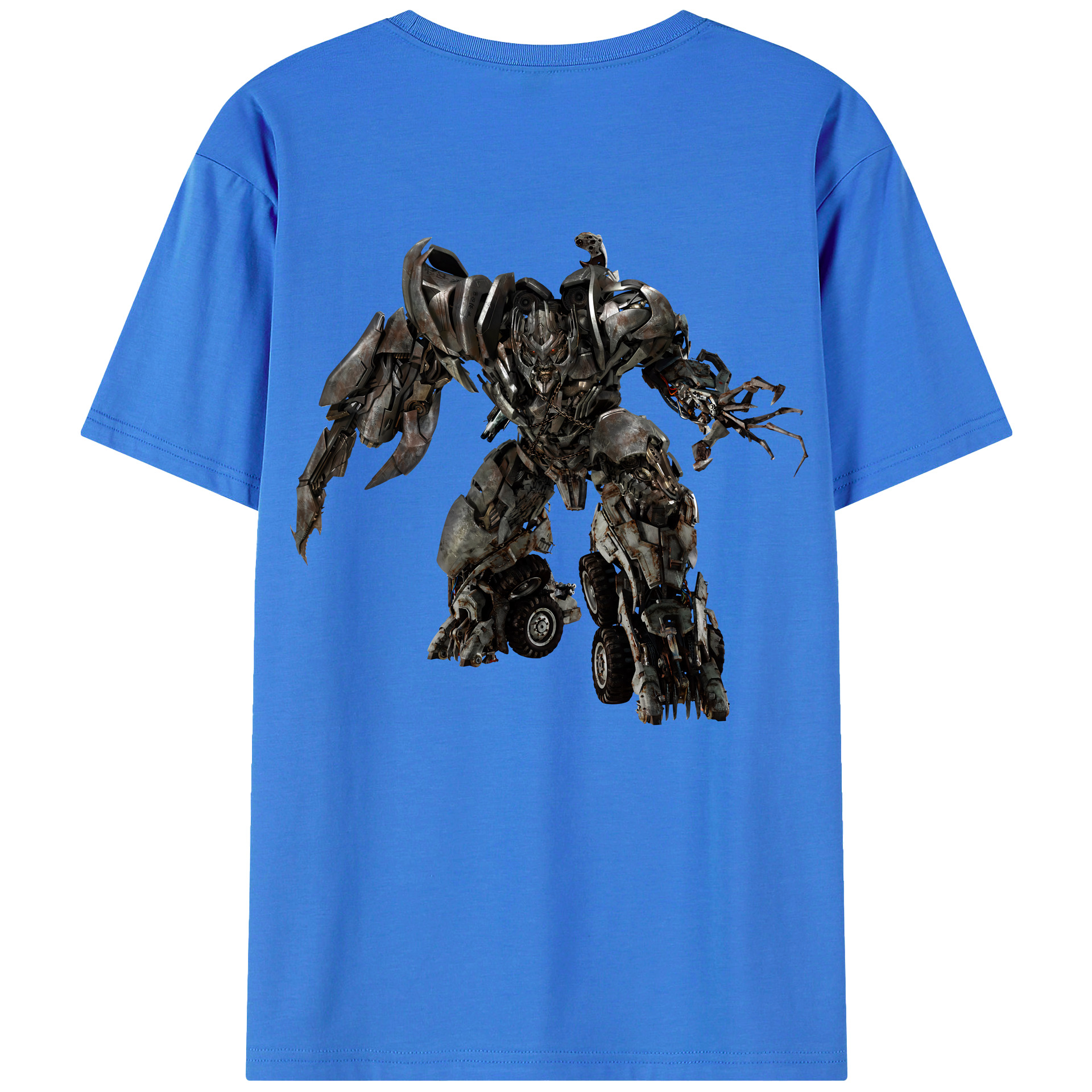 （画像用） Transformers トランスフォーマー 綿100％半袖Tシャツ（背面プリント）
