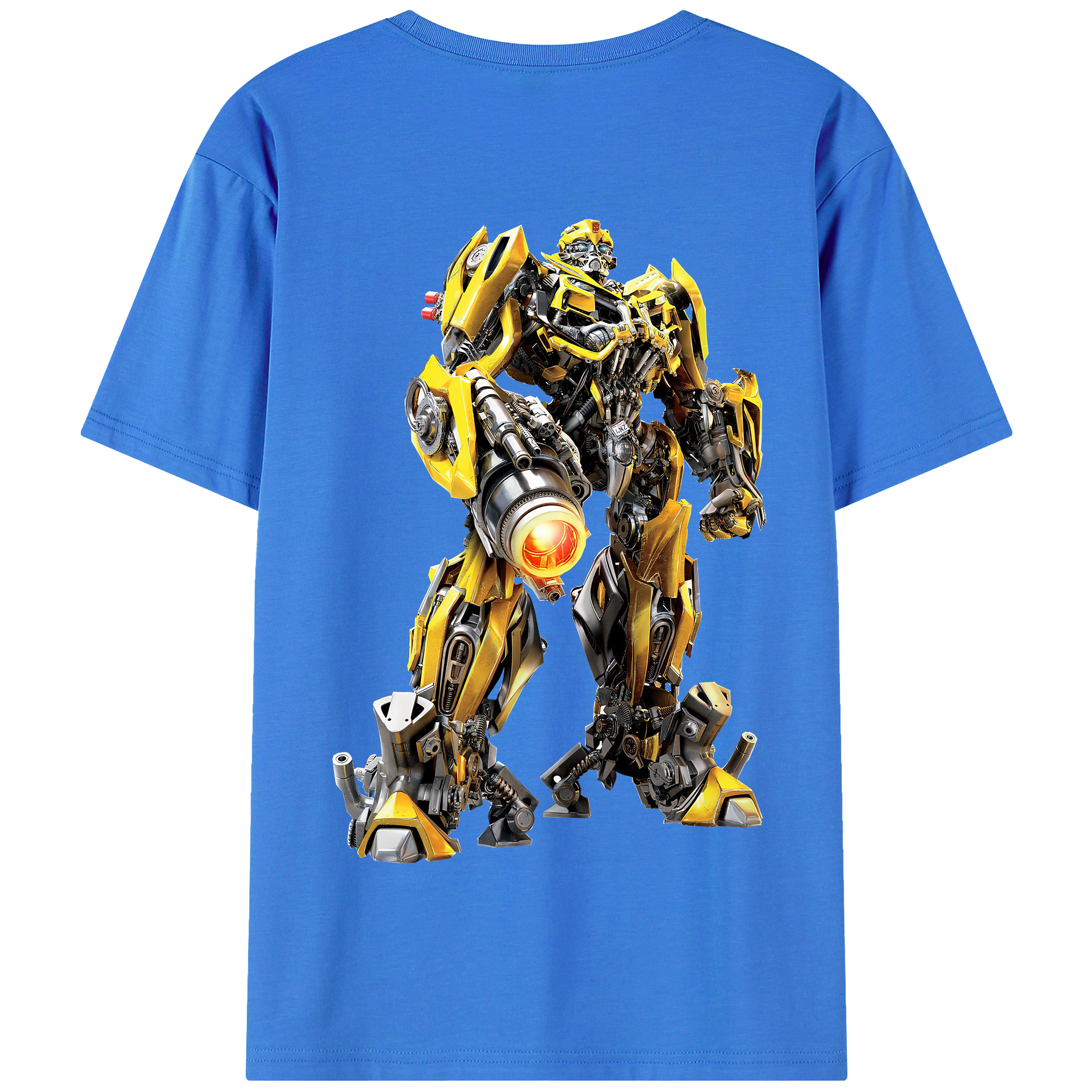 （画像用） Transformers トランスフォーマー 綿100％半袖Tシャツ（背面プリント）