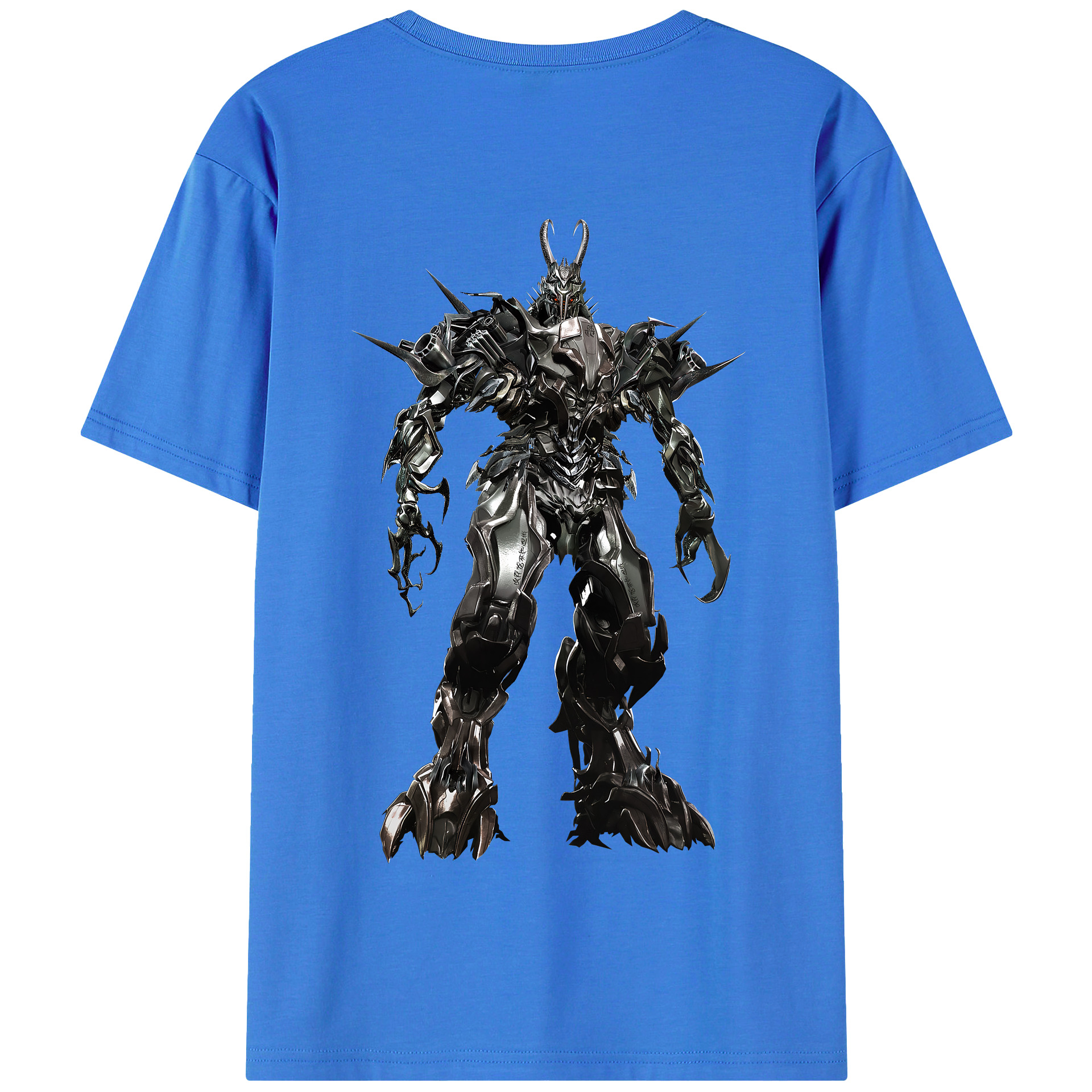 （画像用） Transformers トランスフォーマー 綿100％半袖Tシャツ（背面プリント）
