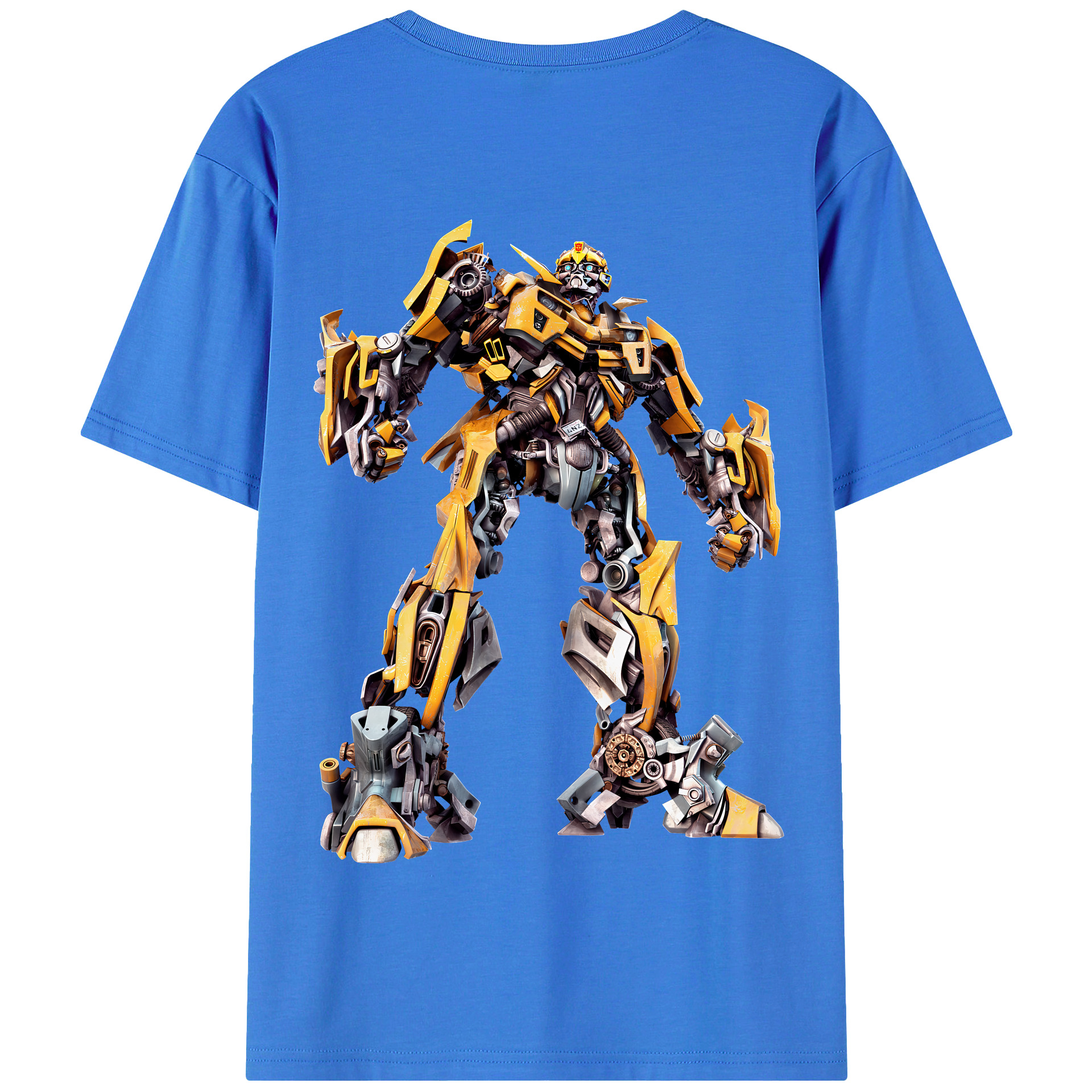 （画像用） Transformers トランスフォーマー 綿100％半袖Tシャツ（背面プリント）