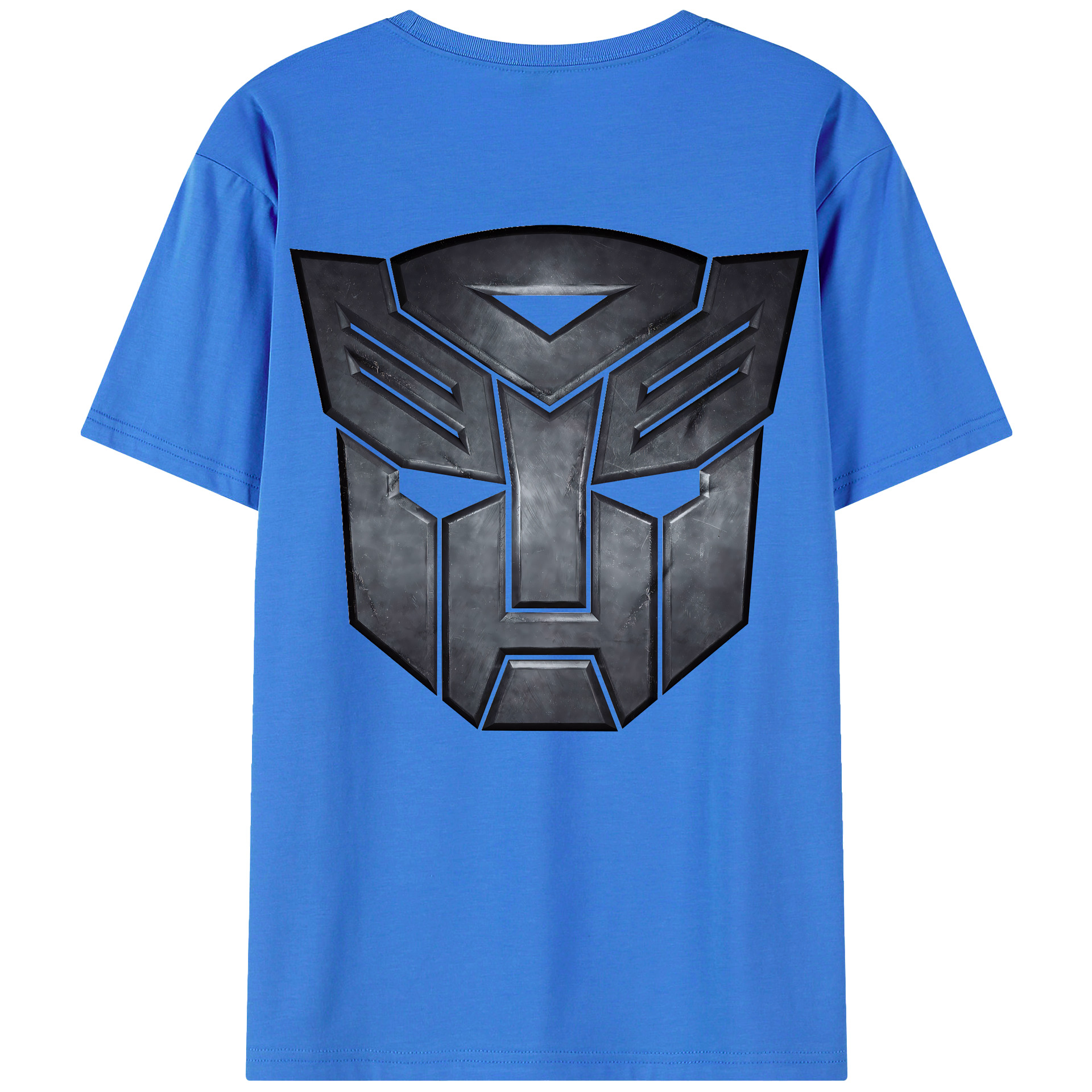 （画像用） Transformers トランスフォーマー 綿100％半袖Tシャツ（背面プリント）