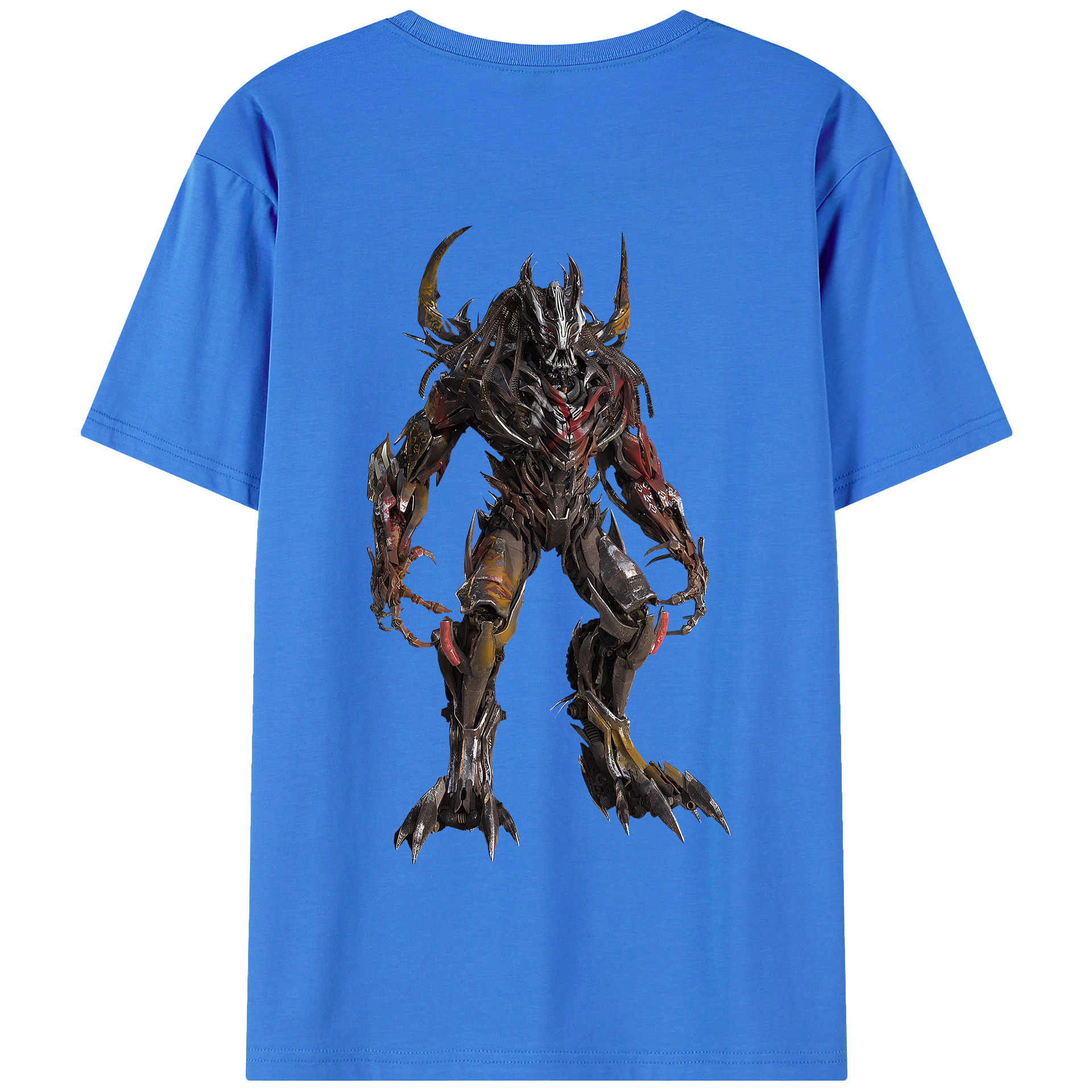 （画像用） Transformers トランスフォーマー 綿100％半袖Tシャツ（背面プリント）