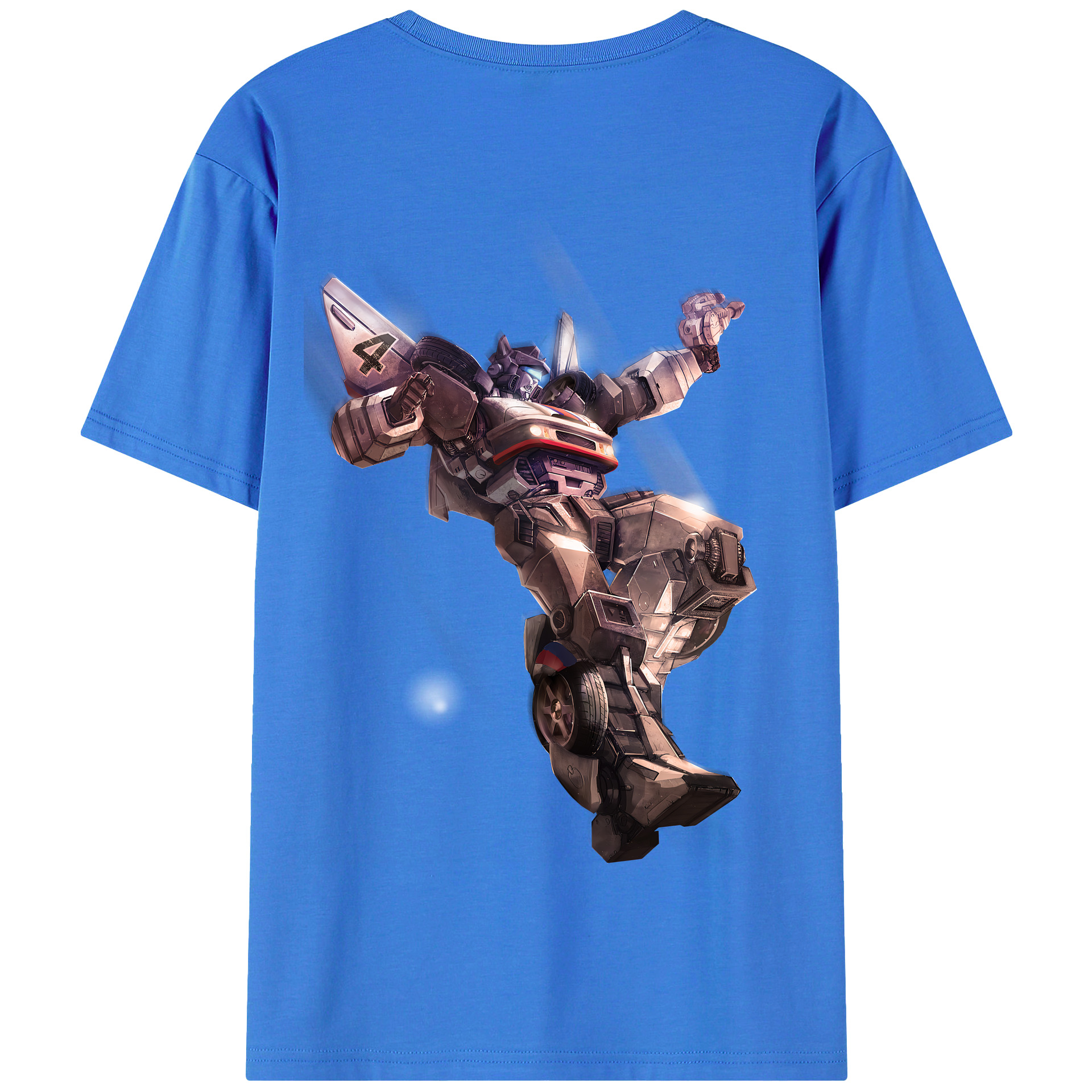 （画像用） Transformers トランスフォーマー 綿100％半袖Tシャツ（背面プリント）