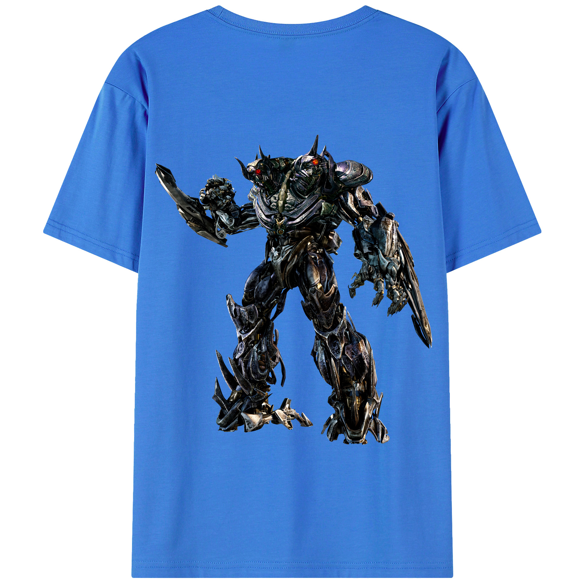 （画像用） Transformers トランスフォーマー 綿100％半袖Tシャツ（背面プリント）