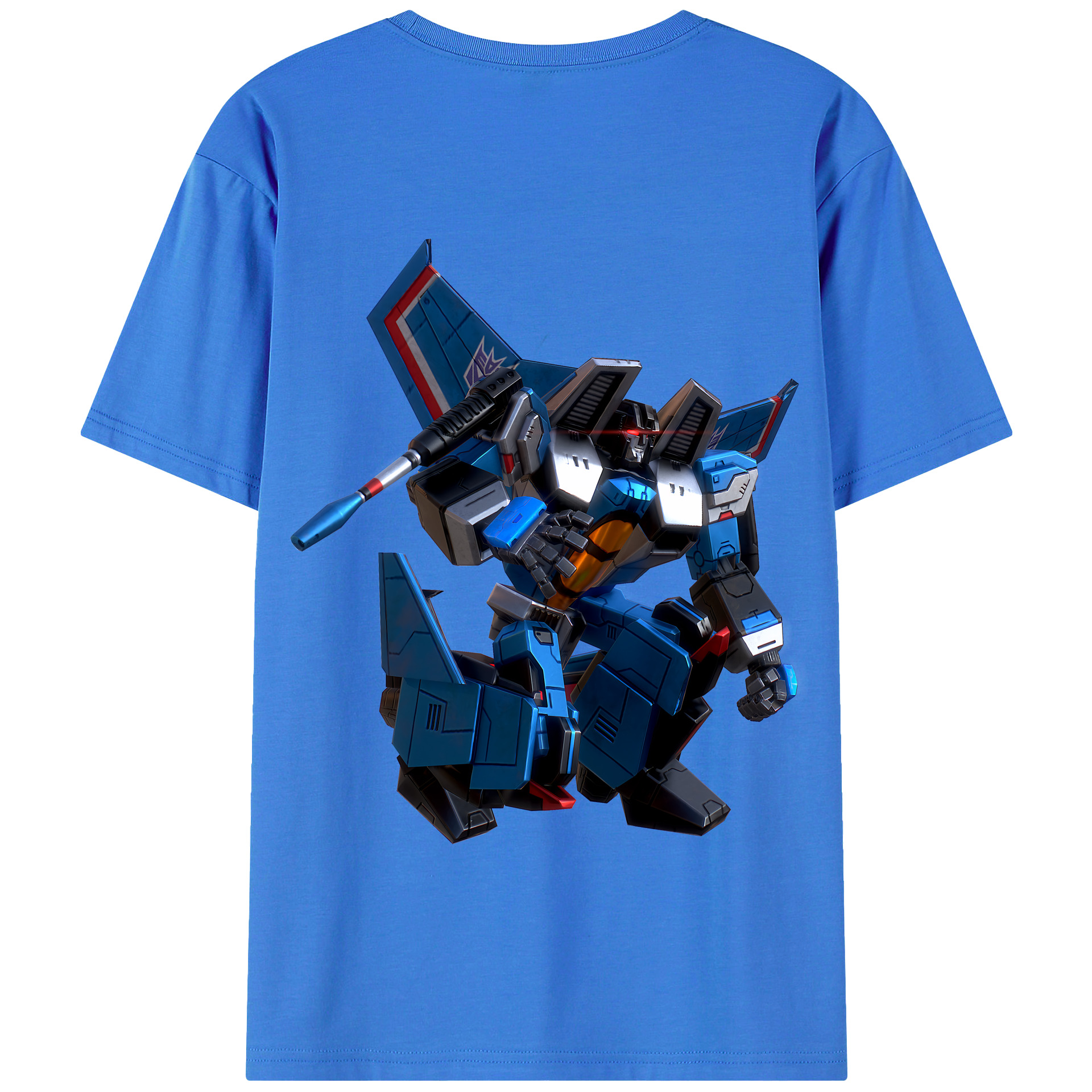 （画像用） Transformers トランスフォーマー 綿100％半袖Tシャツ（背面プリント）