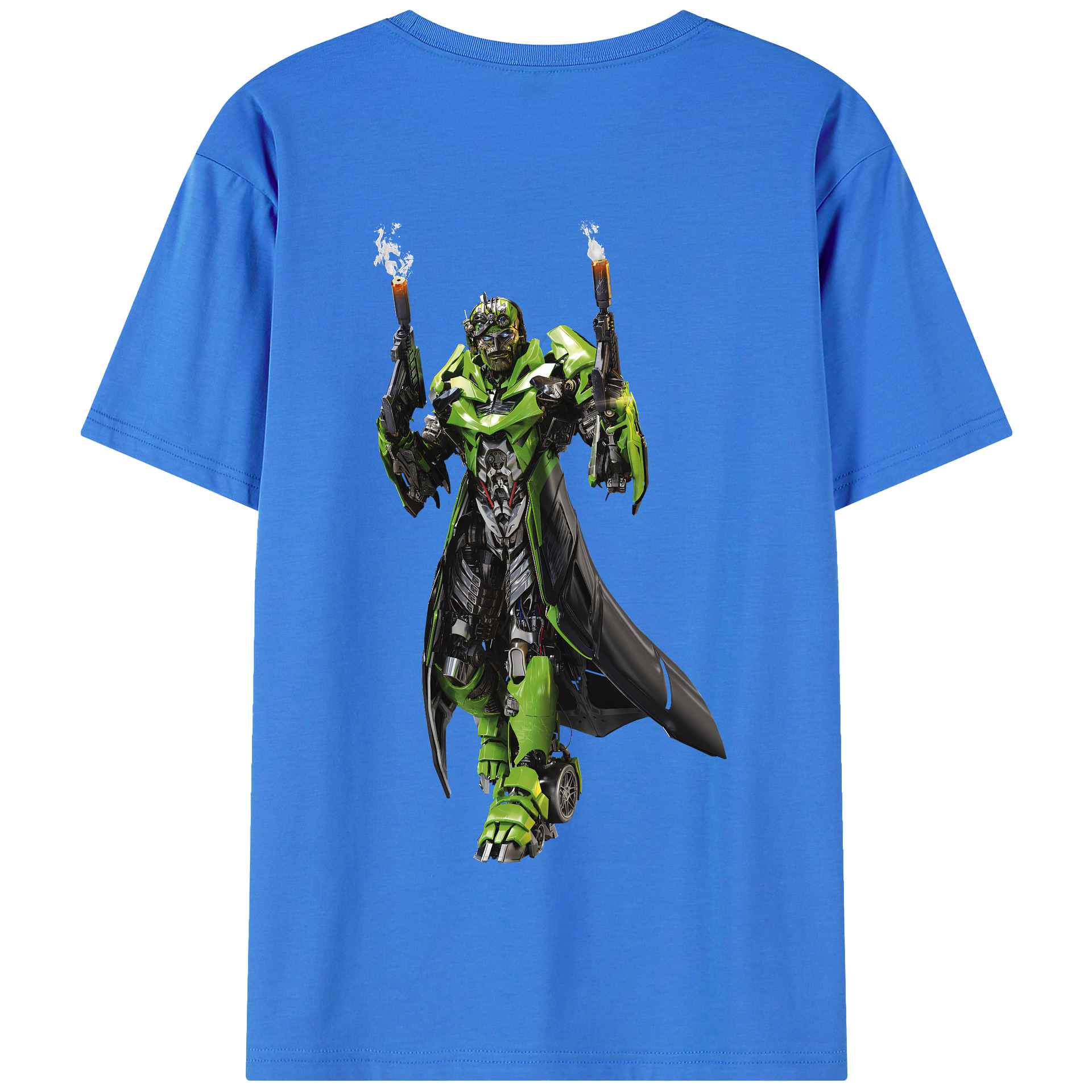 （画像用） Transformers トランスフォーマー 綿100％半袖Tシャツ（背面プリント）