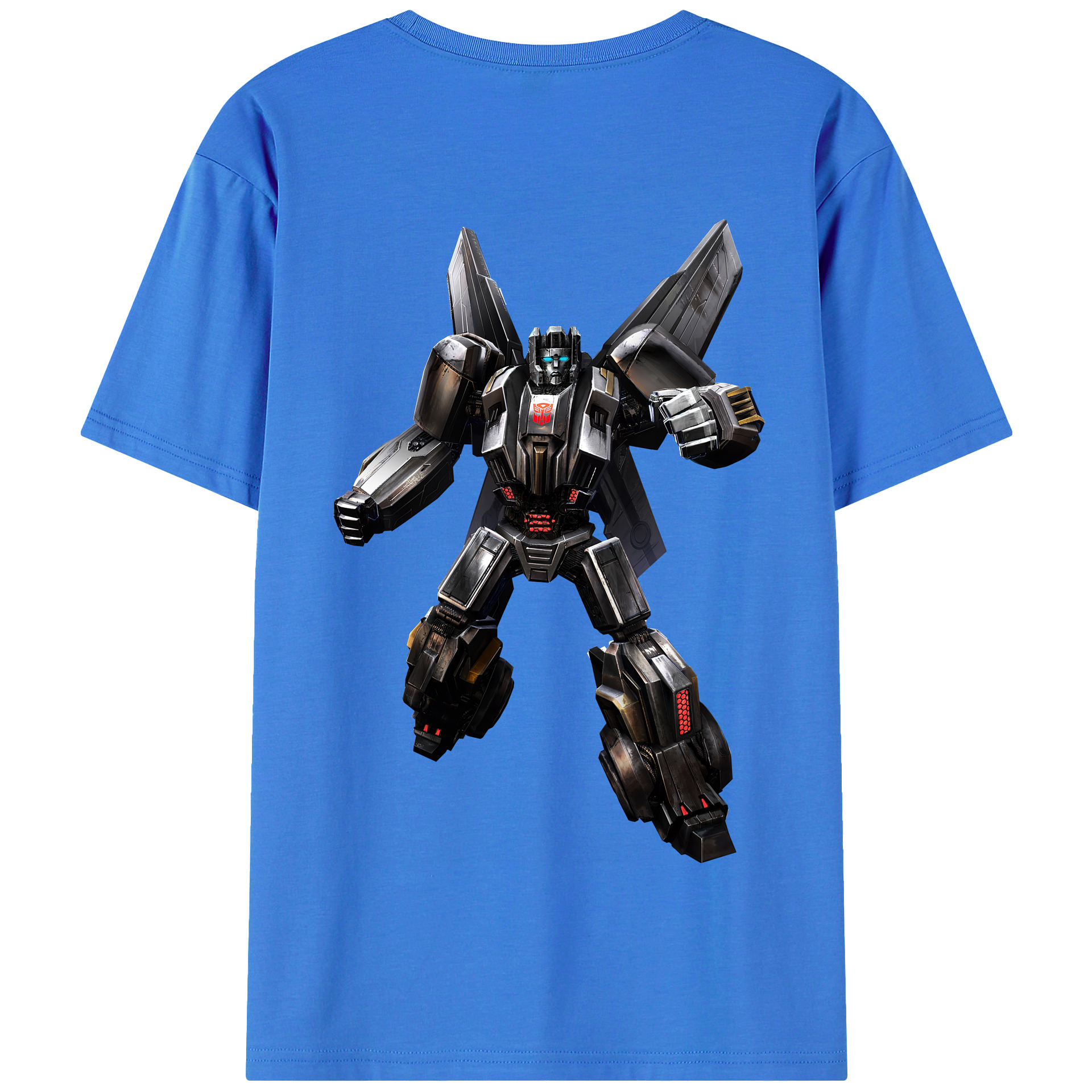 （画像用） Transformers トランスフォーマー 綿100％半袖Tシャツ（背面プリント）