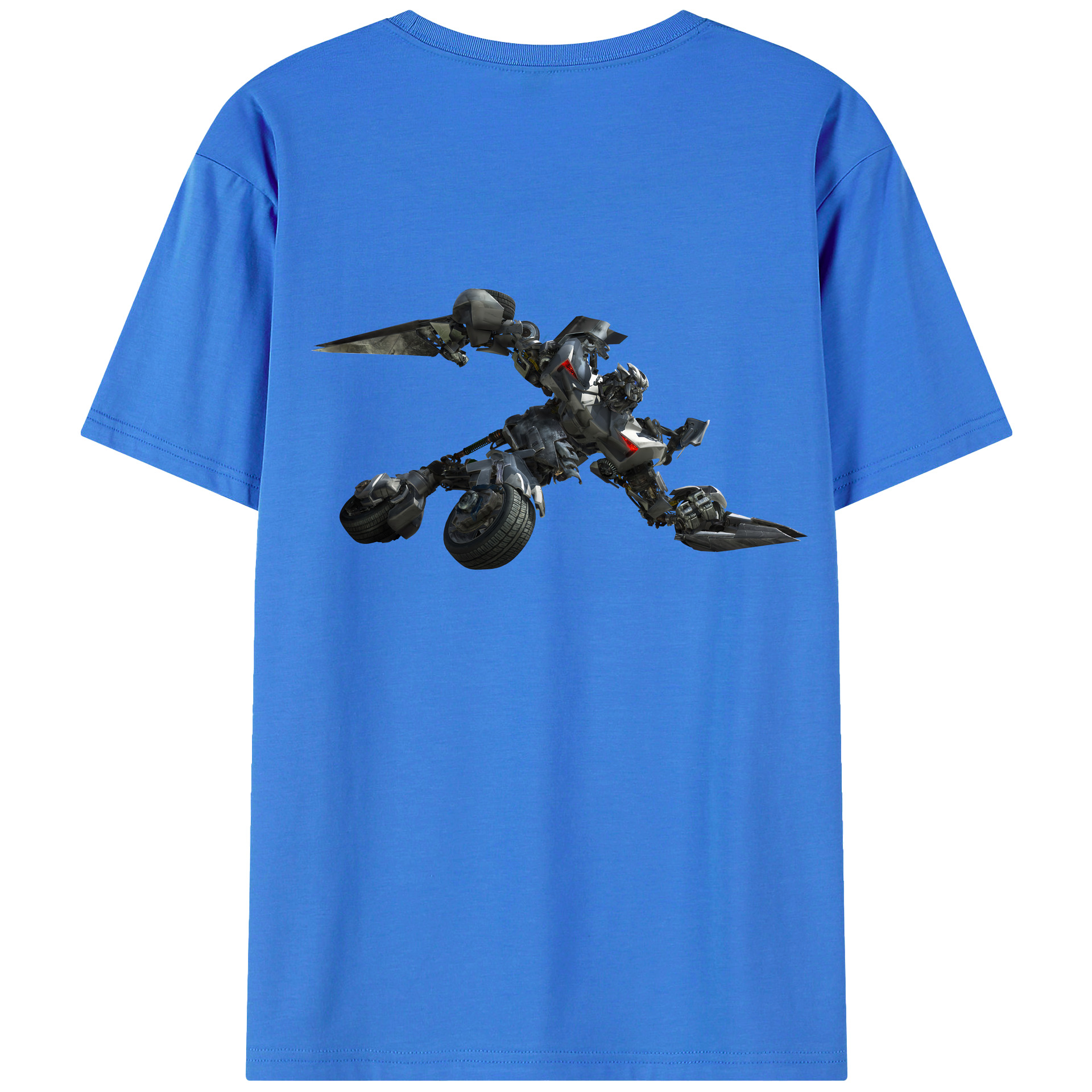 （画像用） Transformers トランスフォーマー 綿100％半袖Tシャツ（背面プリント）