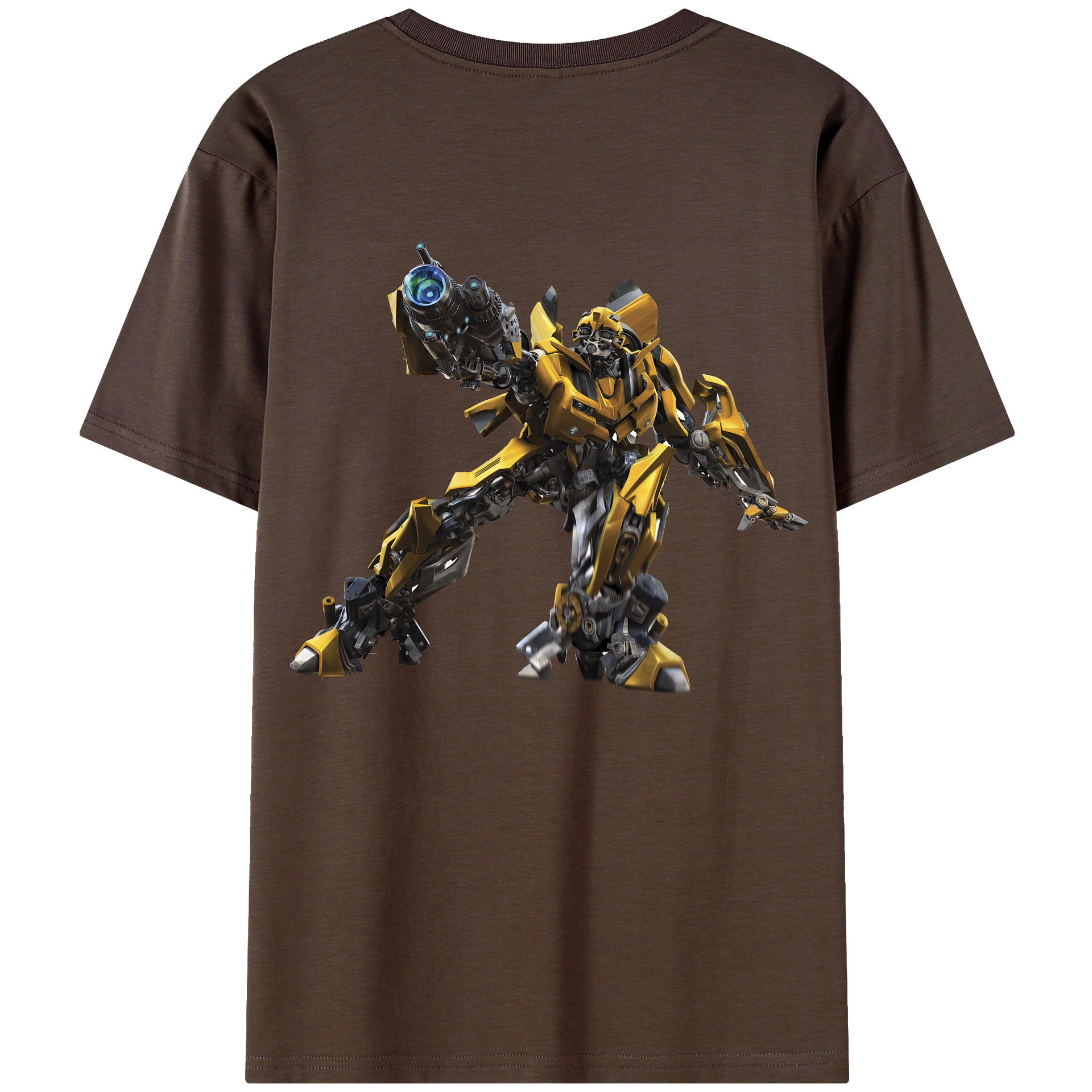 （画像用） Transformers トランスフォーマー 綿100％半袖Tシャツ（背面プリント）