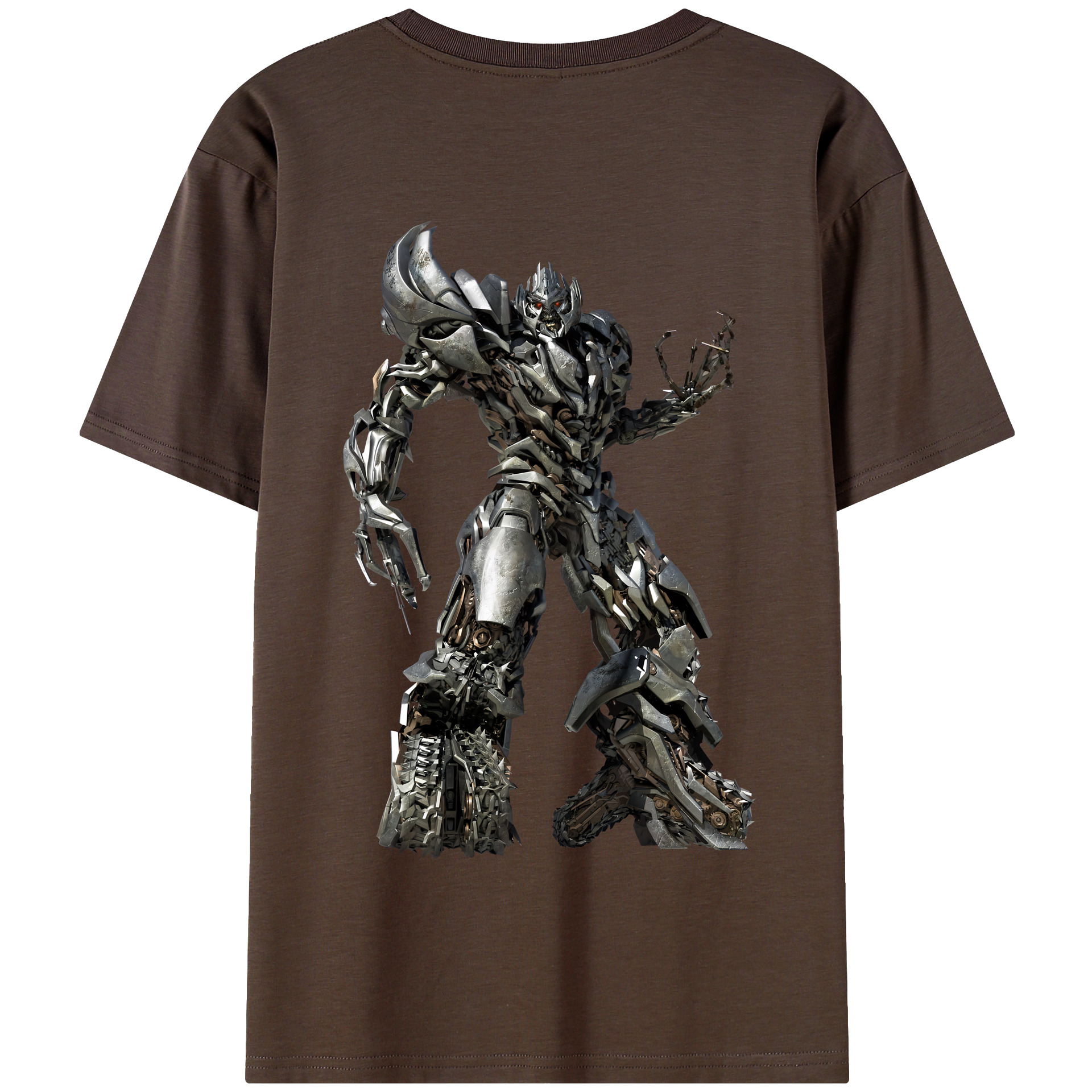 （画像用） Transformers トランスフォーマー 綿100％半袖Tシャツ（背面プリント）