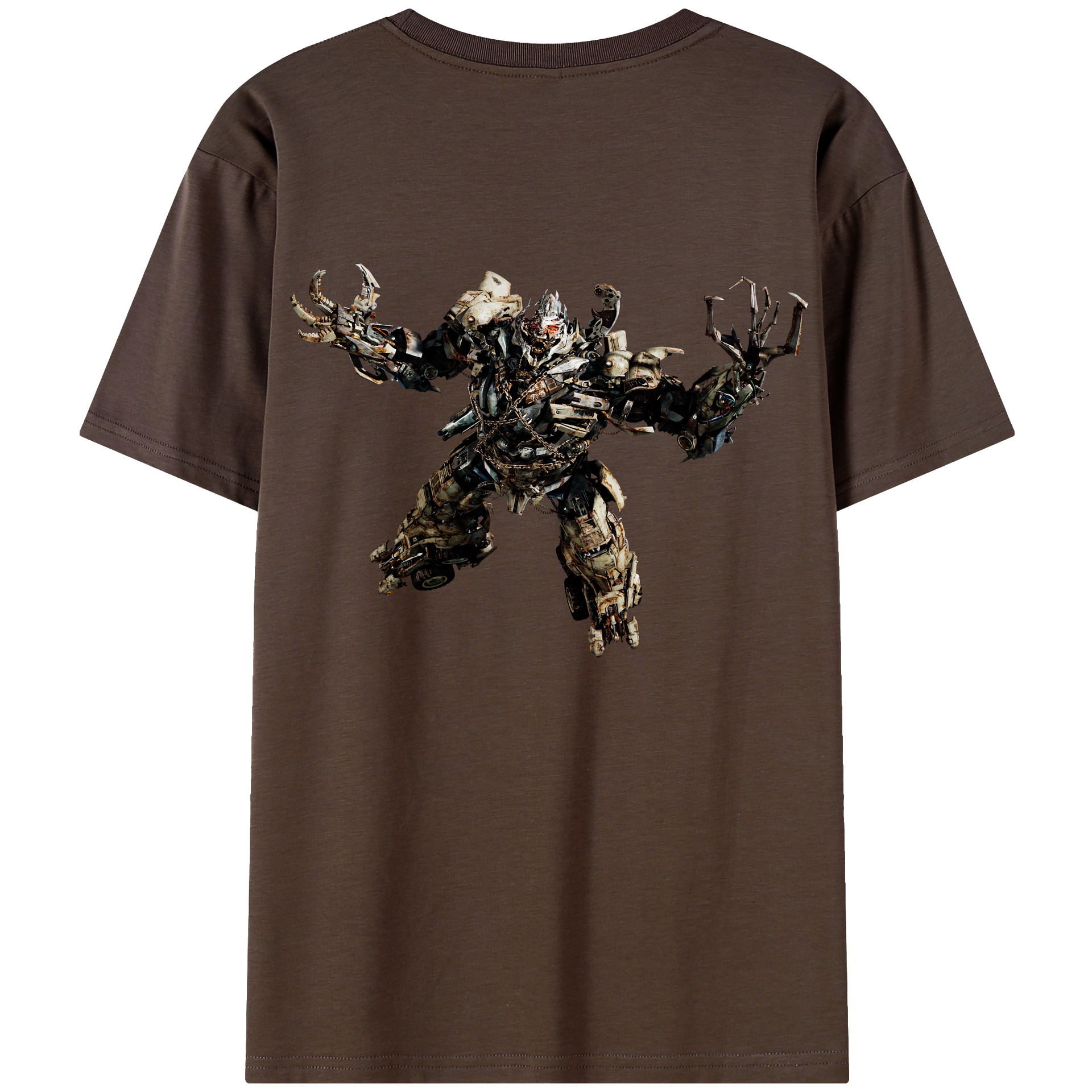 （画像用） Transformers トランスフォーマー 綿100％半袖Tシャツ（背面プリント）