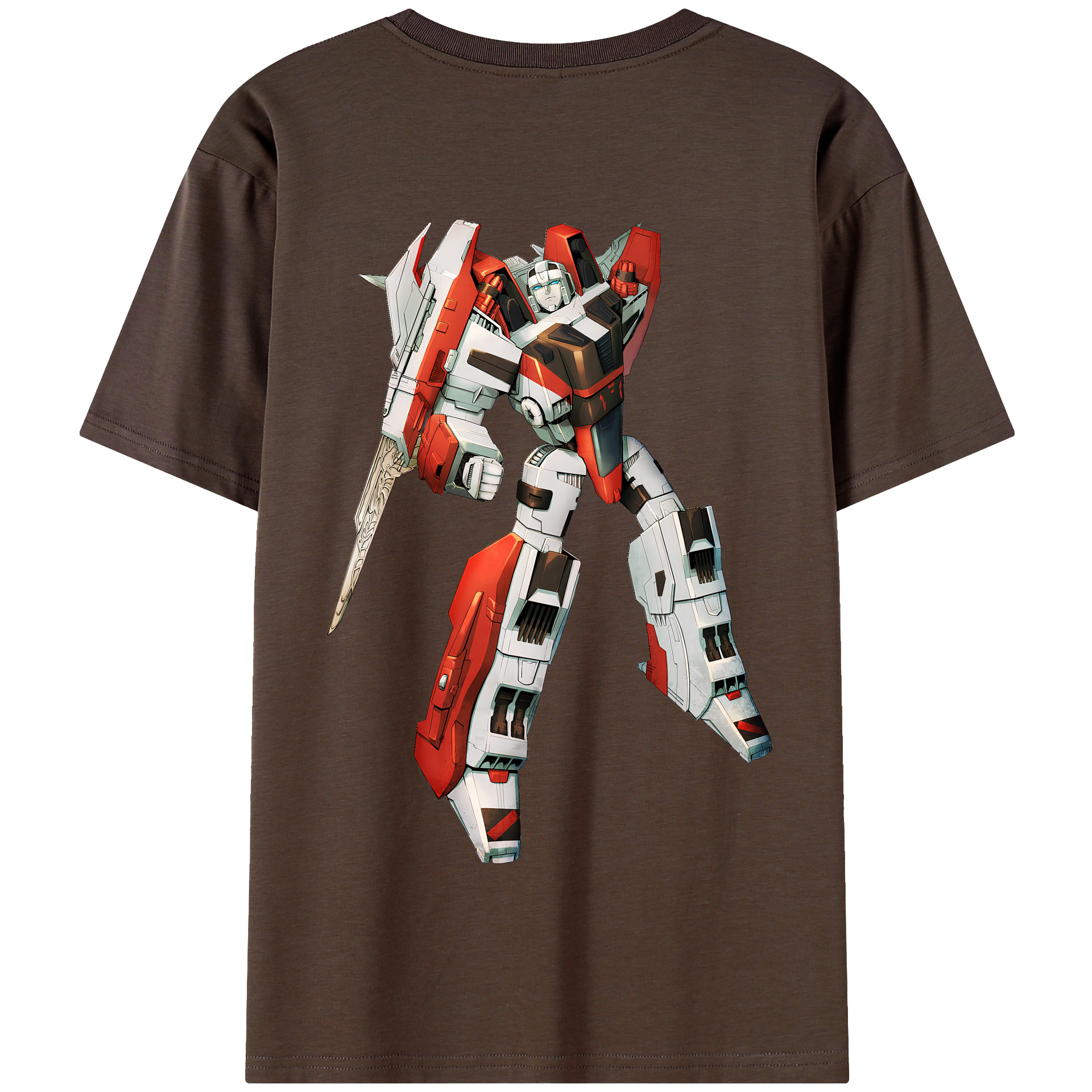 （画像用） Transformers トランスフォーマー 綿100％半袖Tシャツ（背面プリント）