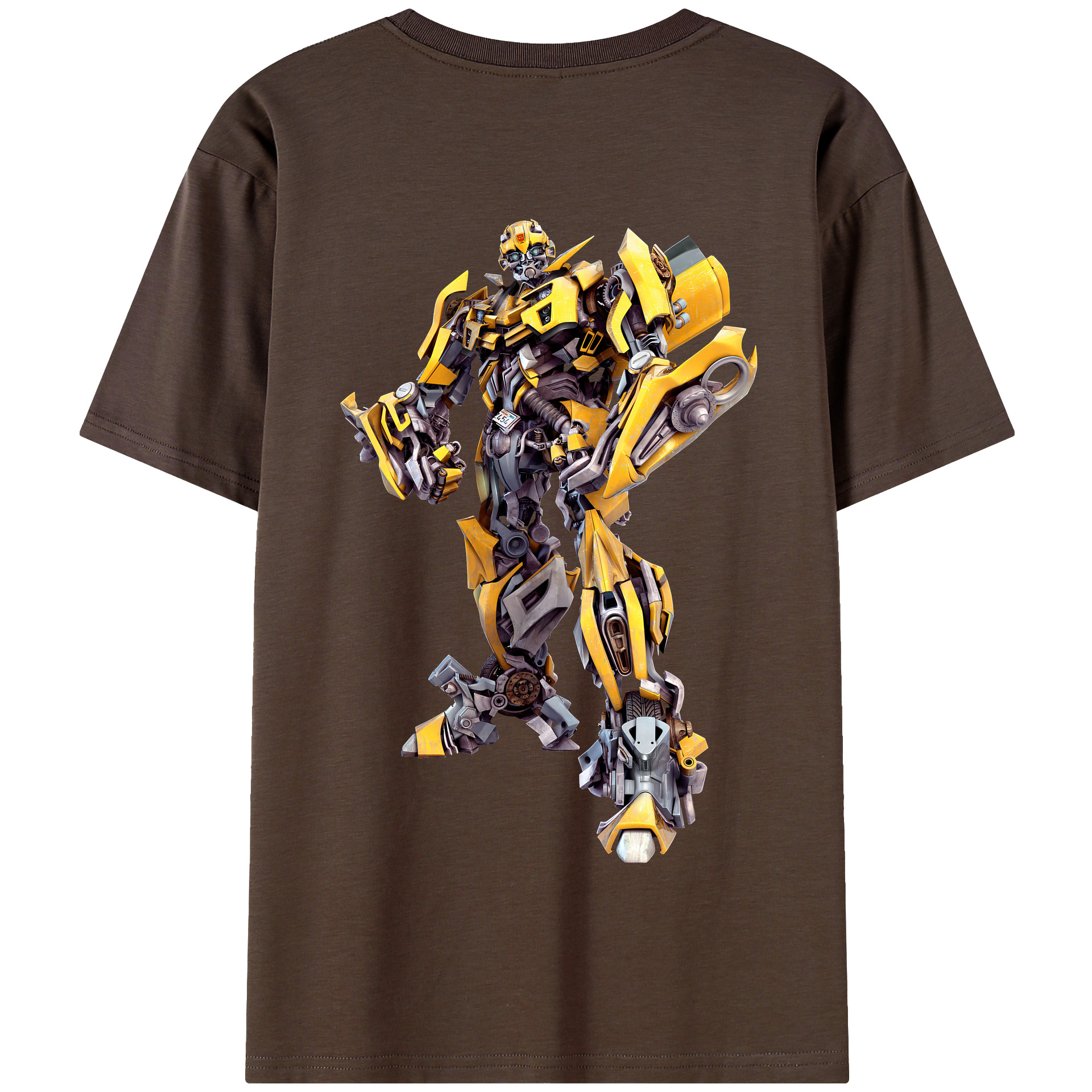 （画像用） Transformers トランスフォーマー 綿100％半袖Tシャツ（背面プリント）