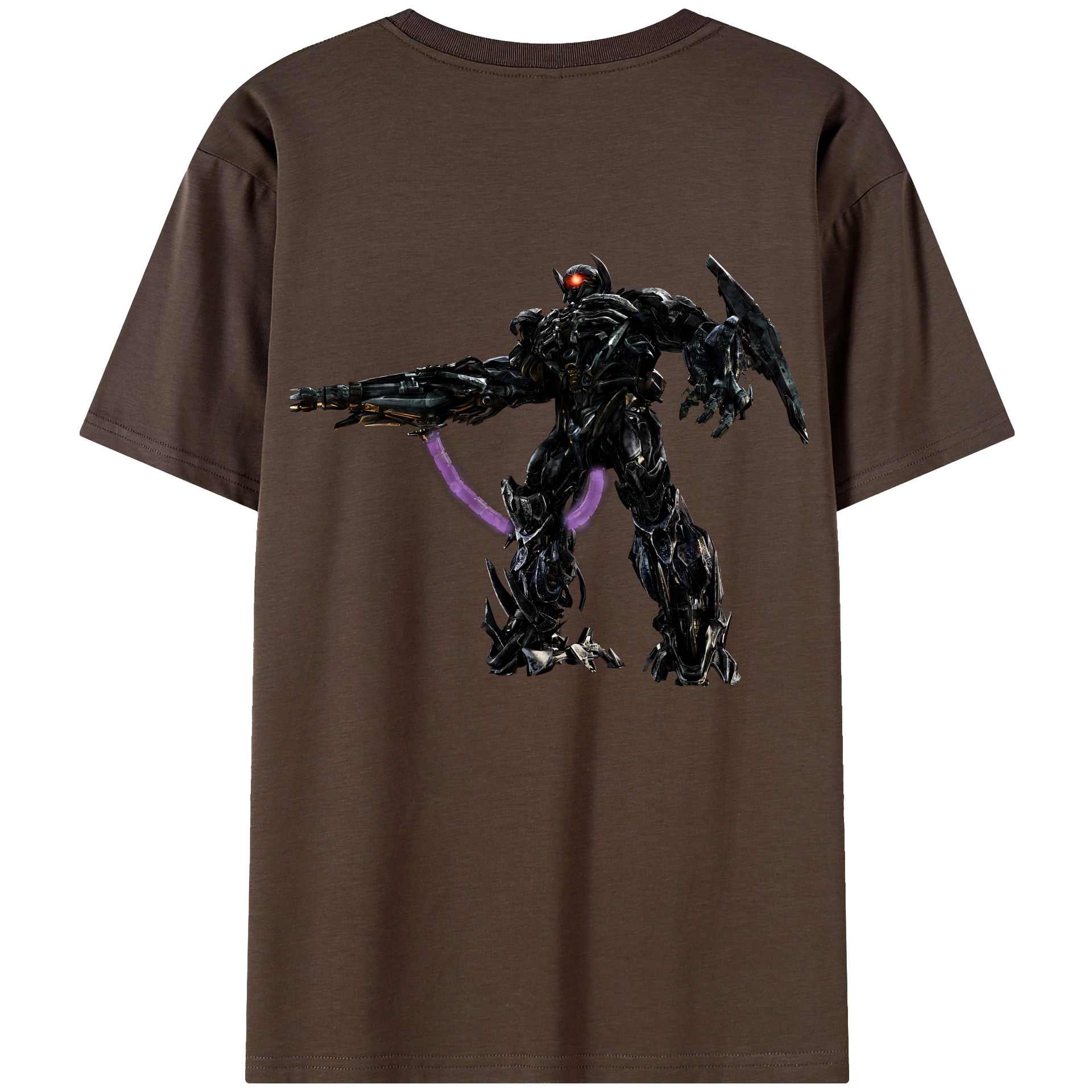 （画像用） Transformers トランスフォーマー 綿100％半袖Tシャツ（背面プリント）