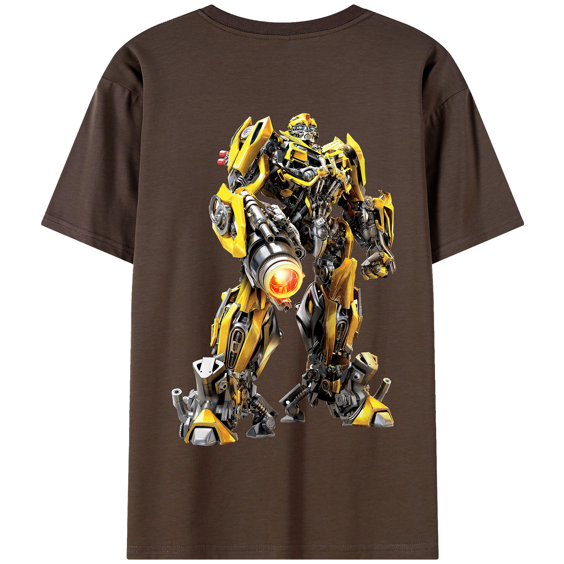 （画像用） Transformers トランスフォーマー 綿100％半袖Tシャツ（背面プリント）