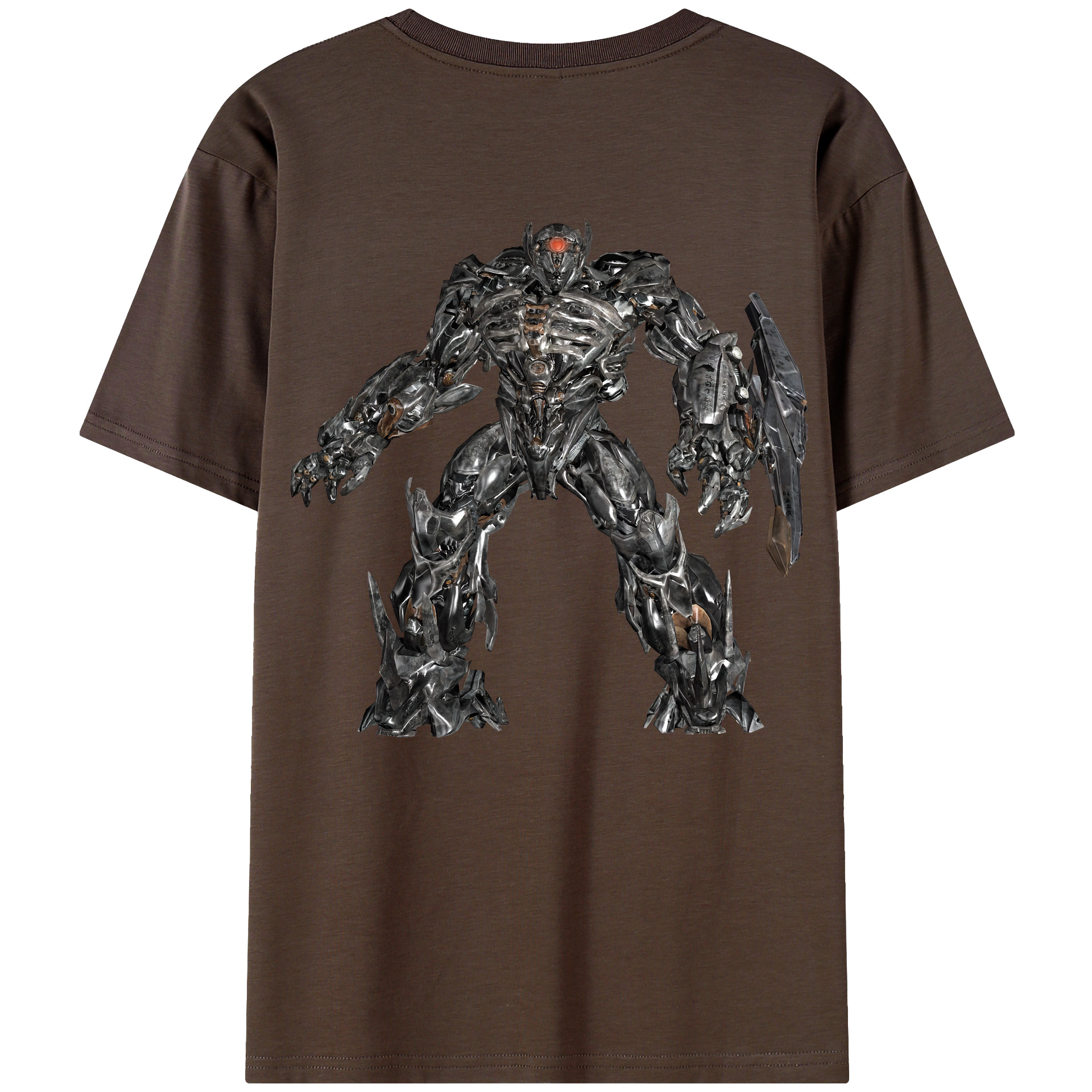 （画像用） Transformers トランスフォーマー 綿100％半袖Tシャツ（背面プリント）