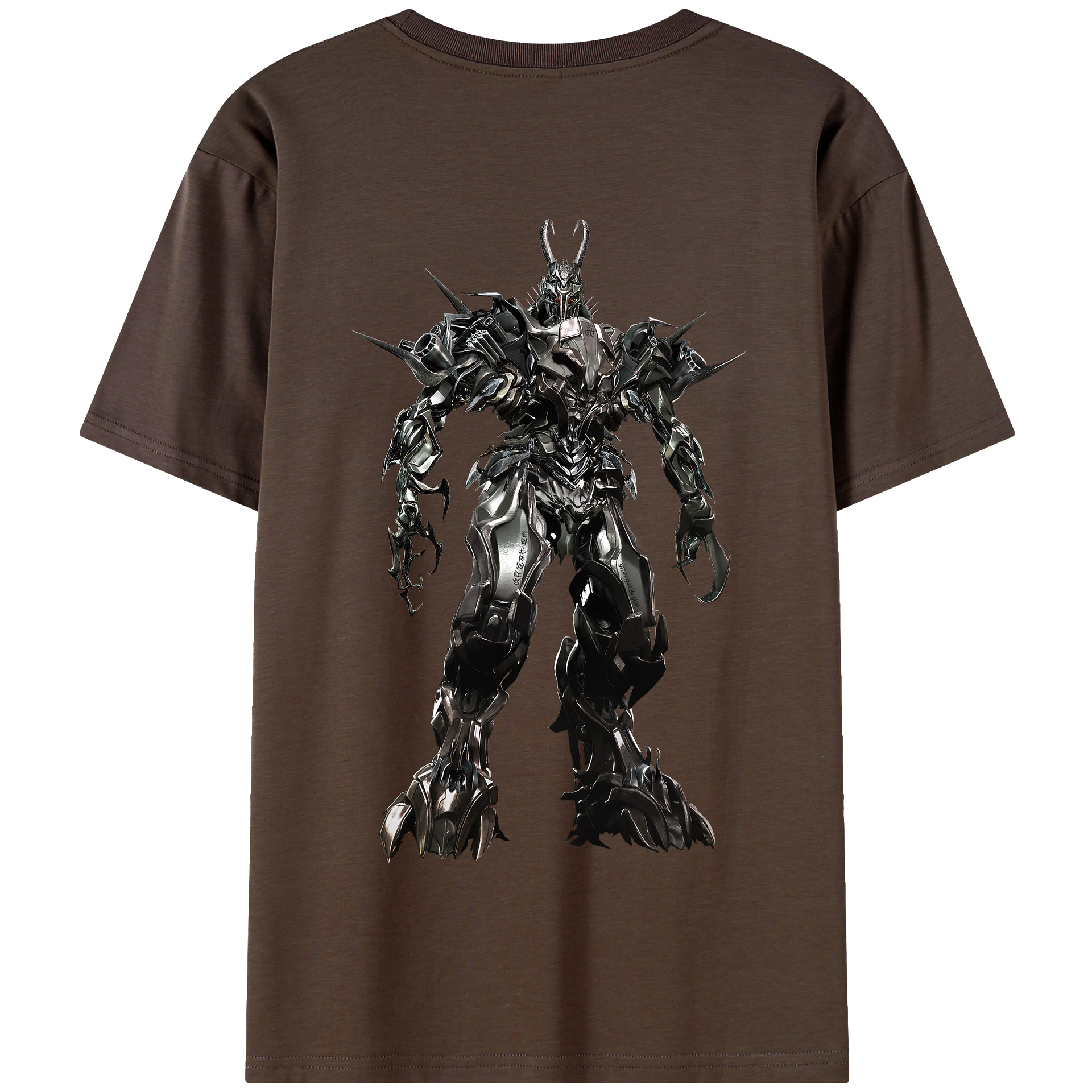 （画像用） Transformers トランスフォーマー 綿100％半袖Tシャツ（背面プリント）