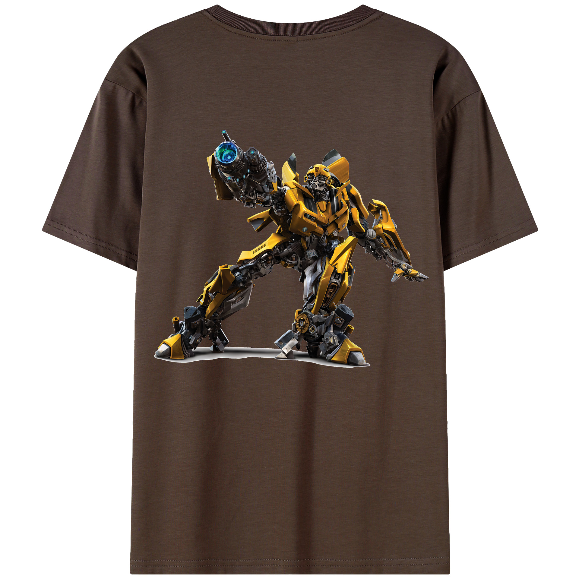 （画像用） Transformers トランスフォーマー 綿100％半袖Tシャツ（背面プリント）