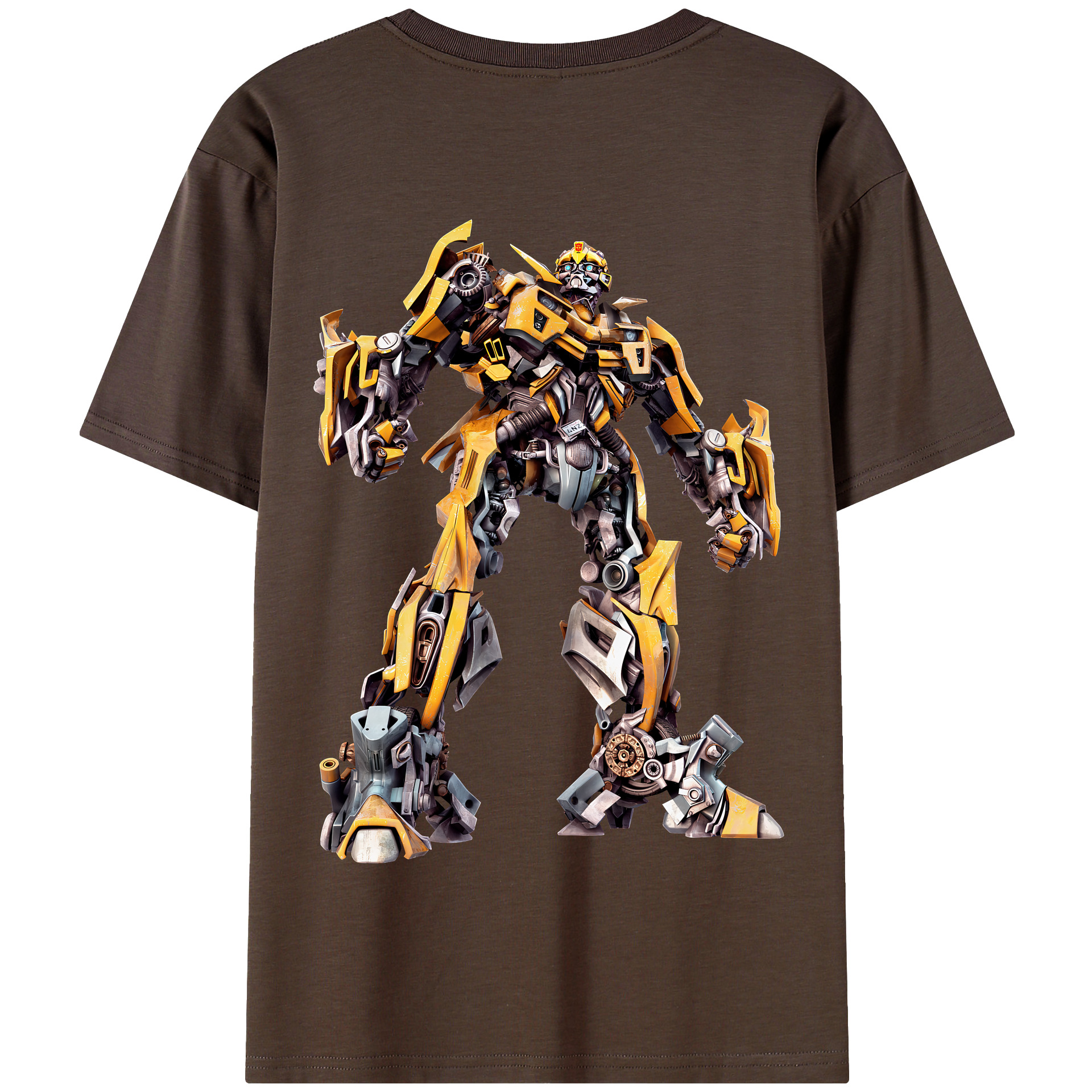 （画像用） Transformers トランスフォーマー 綿100％半袖Tシャツ（背面プリント）