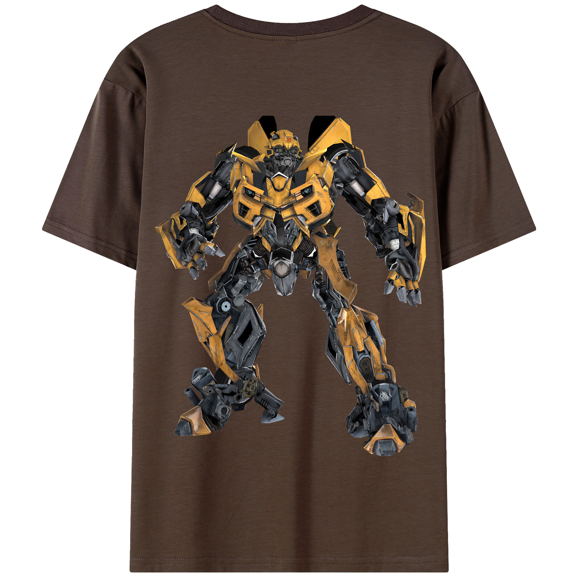 （画像用） Transformers トランスフォーマー 綿100％半袖Tシャツ（背面プリント）