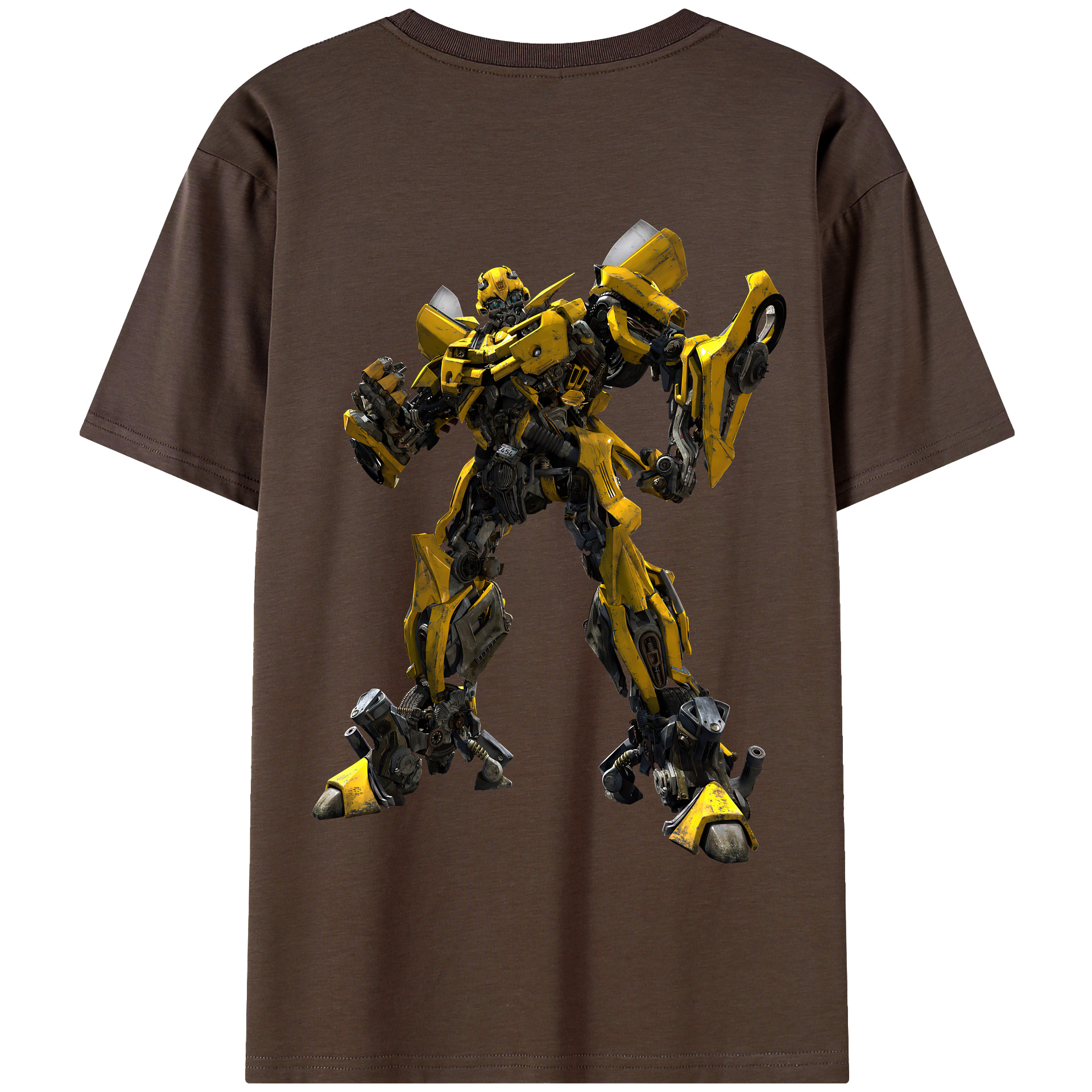 （画像用） Transformers トランスフォーマー 綿100％半袖Tシャツ（背面プリント）