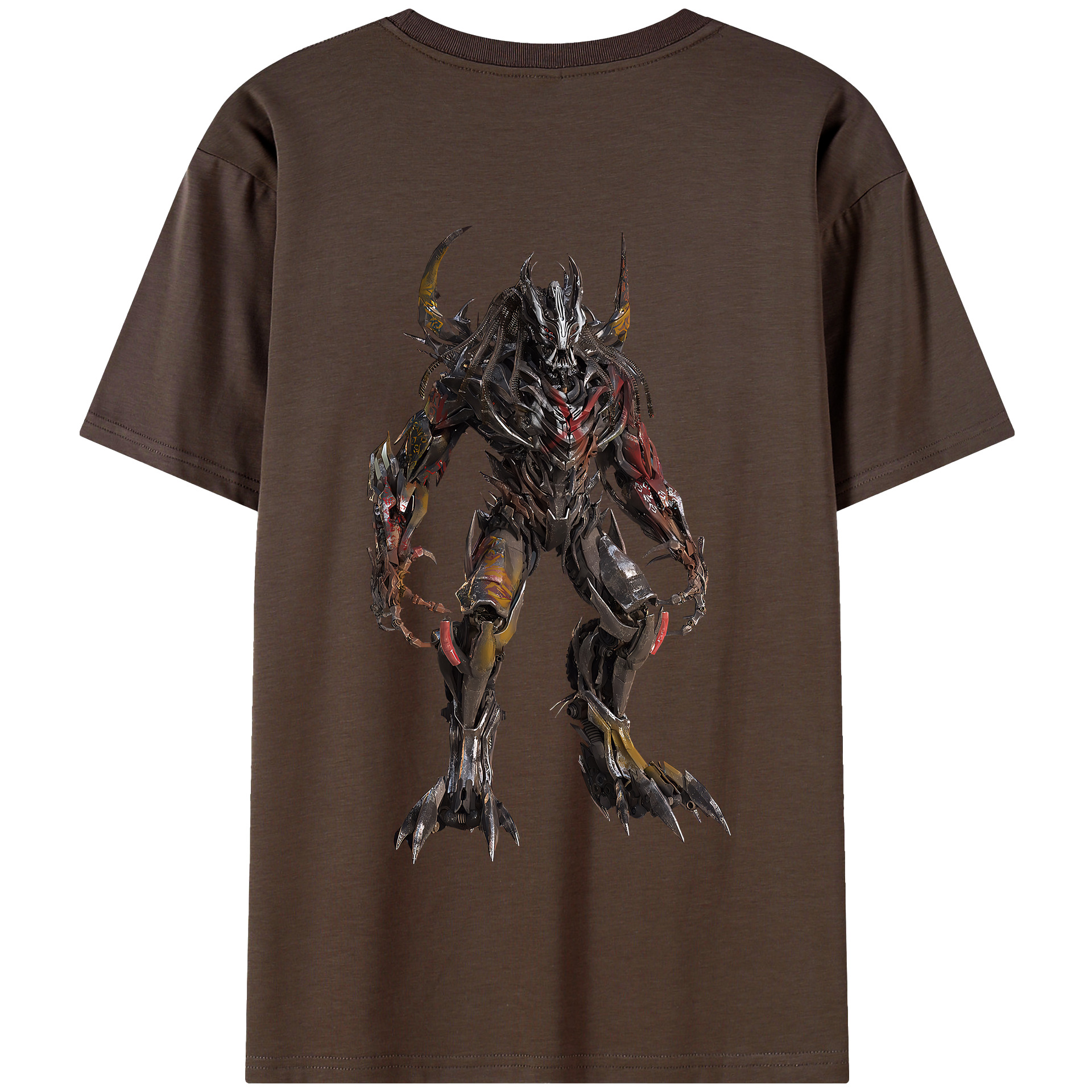 （画像用） Transformers トランスフォーマー 綿100％半袖Tシャツ（背面プリント）