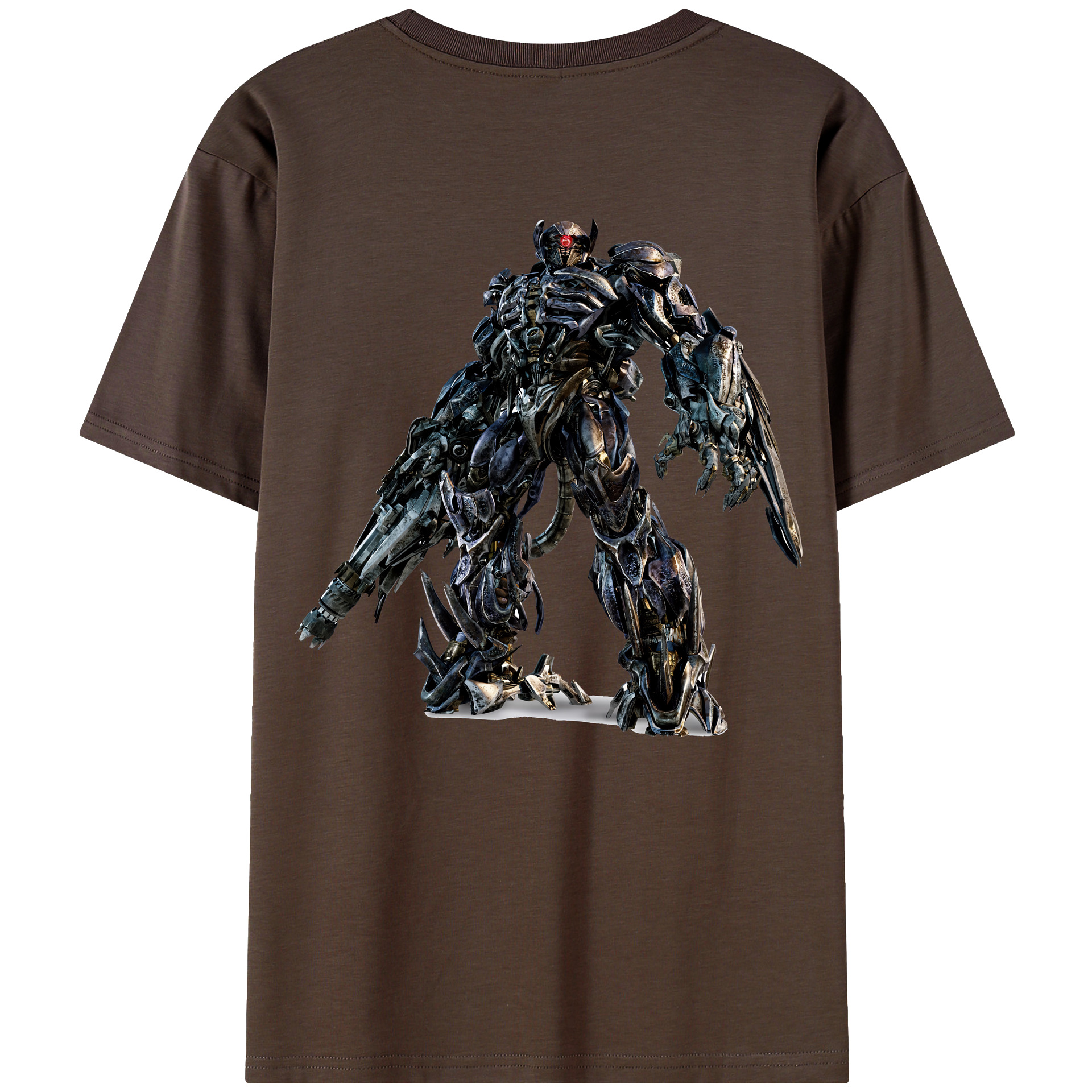 （画像用） Transformers トランスフォーマー 綿100％半袖Tシャツ（背面プリント）