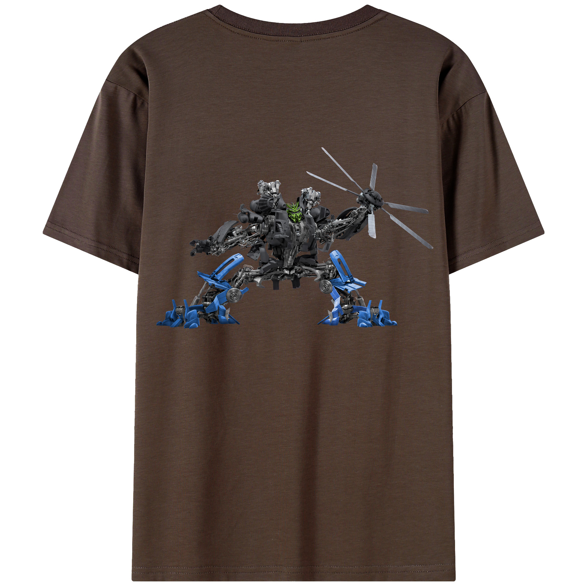 （画像用） Transformers トランスフォーマー 綿100％半袖Tシャツ（背面プリント）