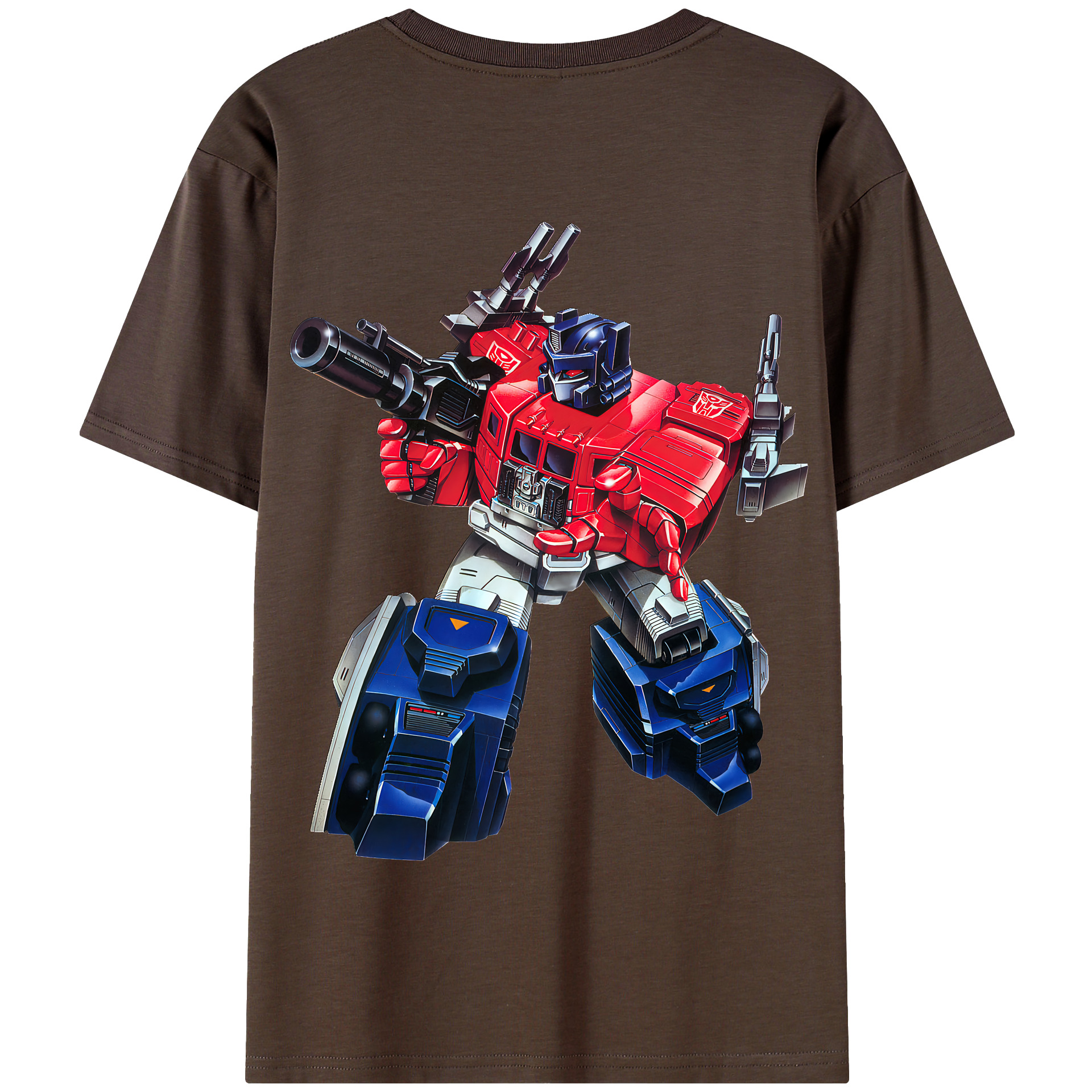 （画像用） Transformers トランスフォーマー 綿100％半袖Tシャツ（背面プリント）