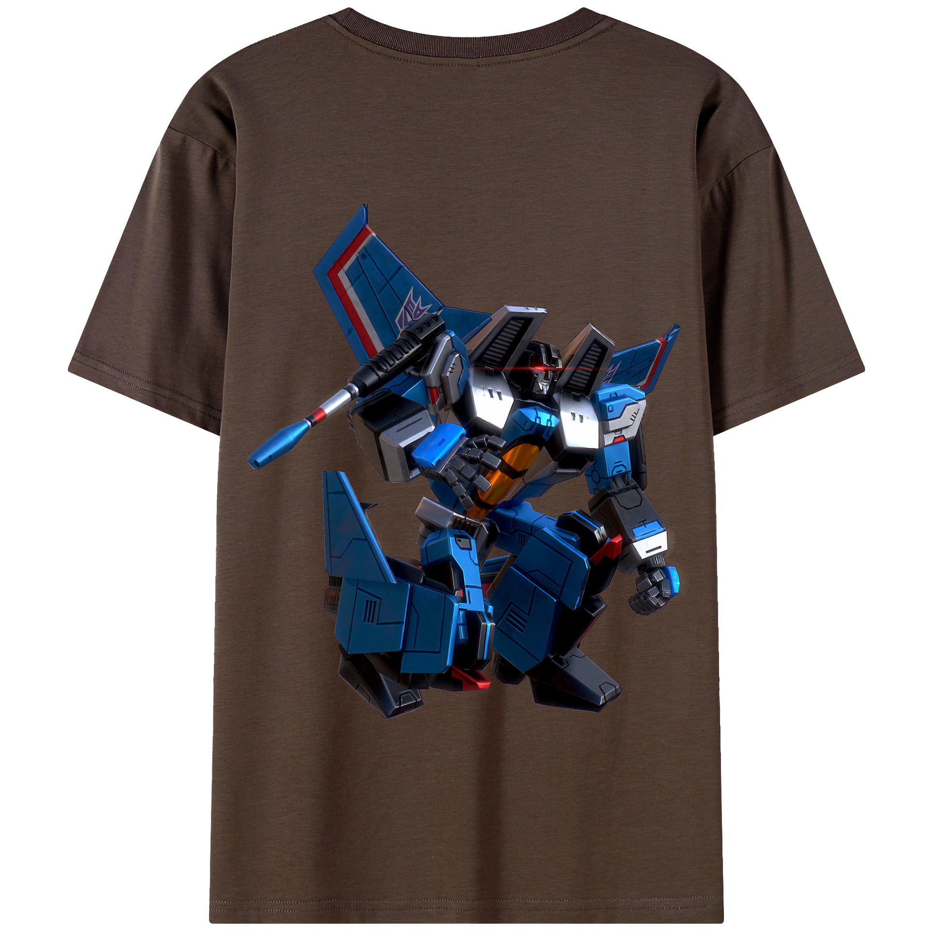 （画像用） Transformers トランスフォーマー 綿100％半袖Tシャツ（背面プリント）